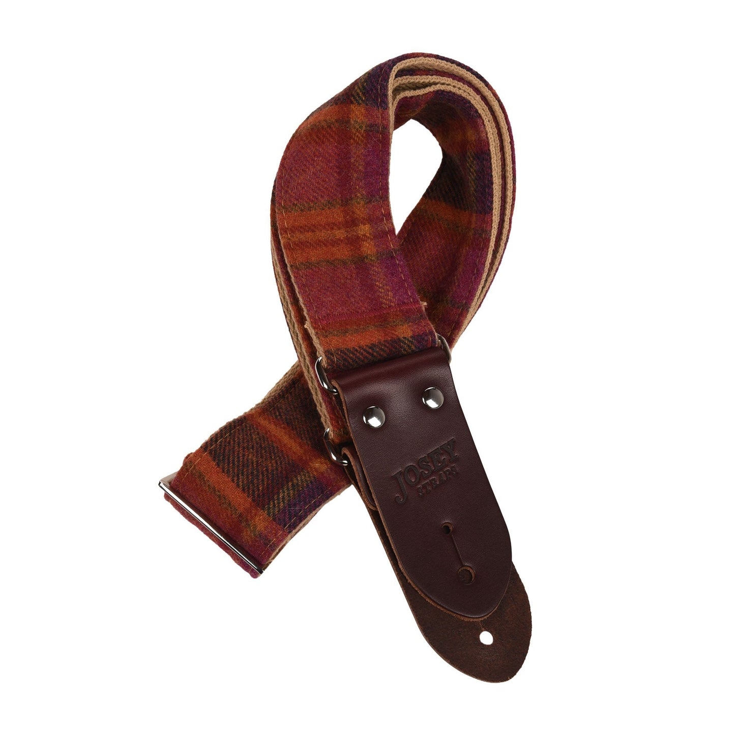 Josey Ten 2" Guitar Strap w/Sunset Ends and Cotton Backing