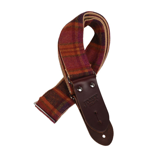 Josey Ten 2" Guitar Strap w/Sunset Ends and Cotton Backing