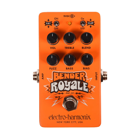 Electro-Harmonix Limited Bender Royale MK III Germanium Fuzz Pedal Orange