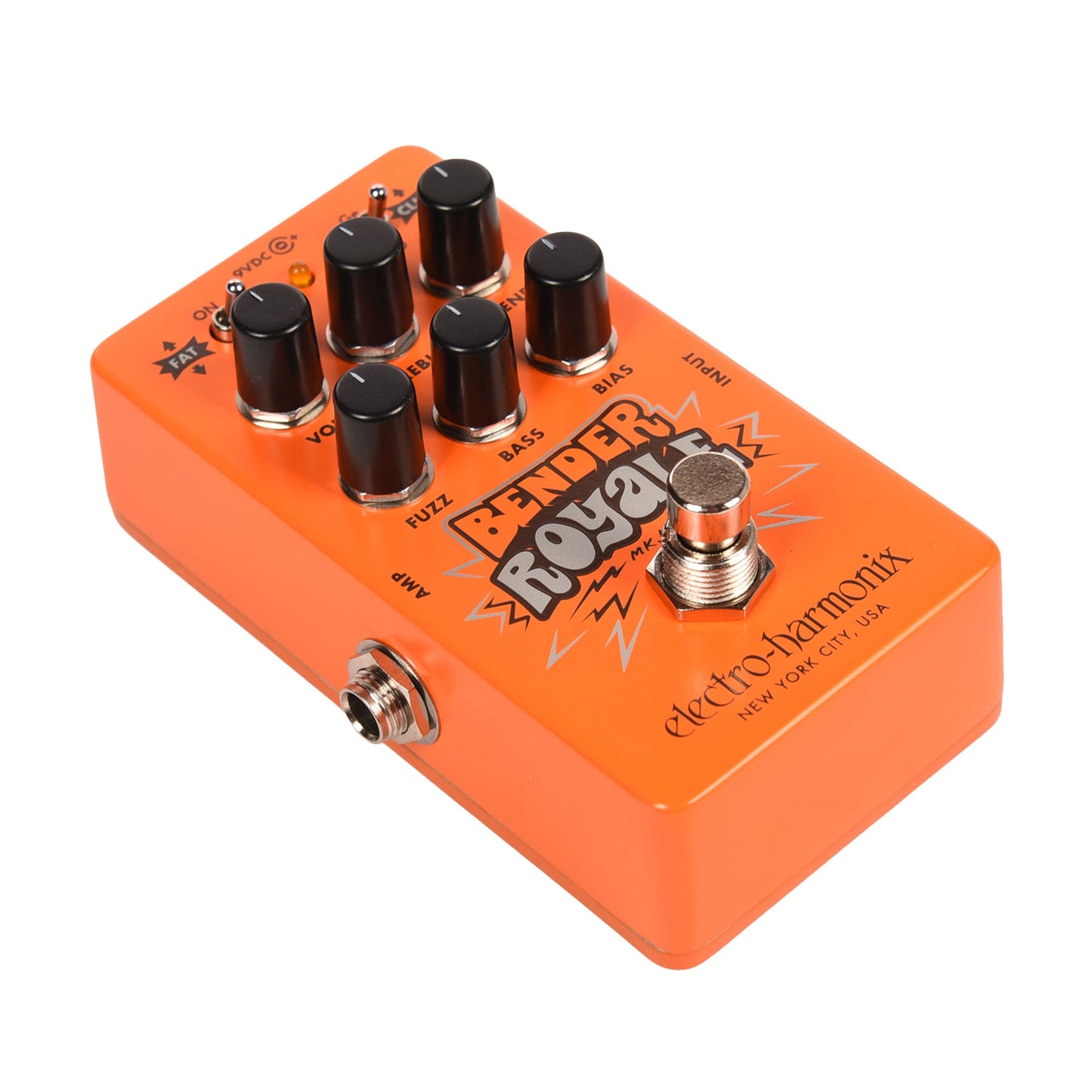 Electro-Harmonix Limited Bender Royale MK III Germanium Fuzz Pedal Orange