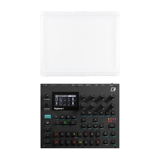 Elektron Digitone II 16-Track Polyphonic Digital Synthesizer and PL-2s Protective Lid Bundle