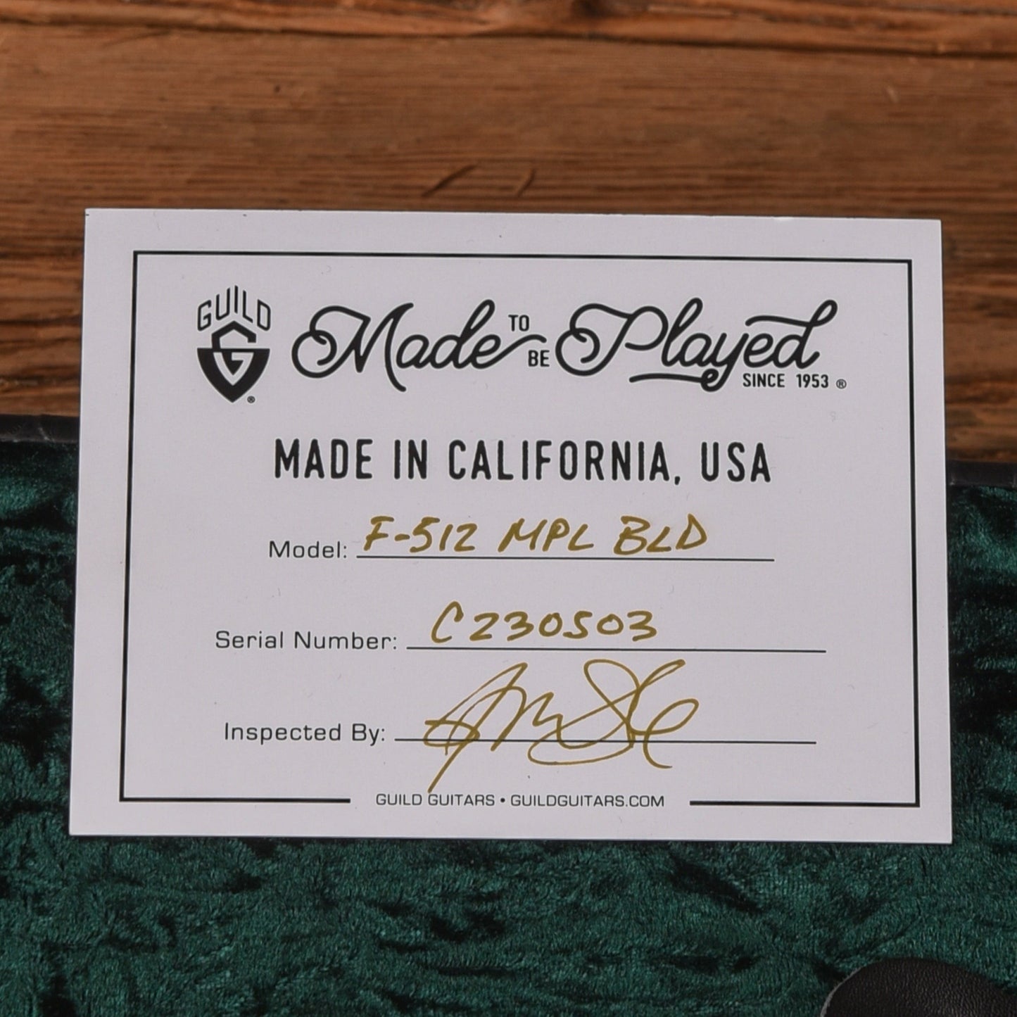 Guild USA F-512 Natural 2025