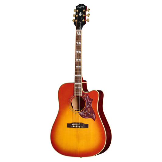 Epiphone Inspired by Gibson Original Hummingbird Standard EC Cherry Sunburst