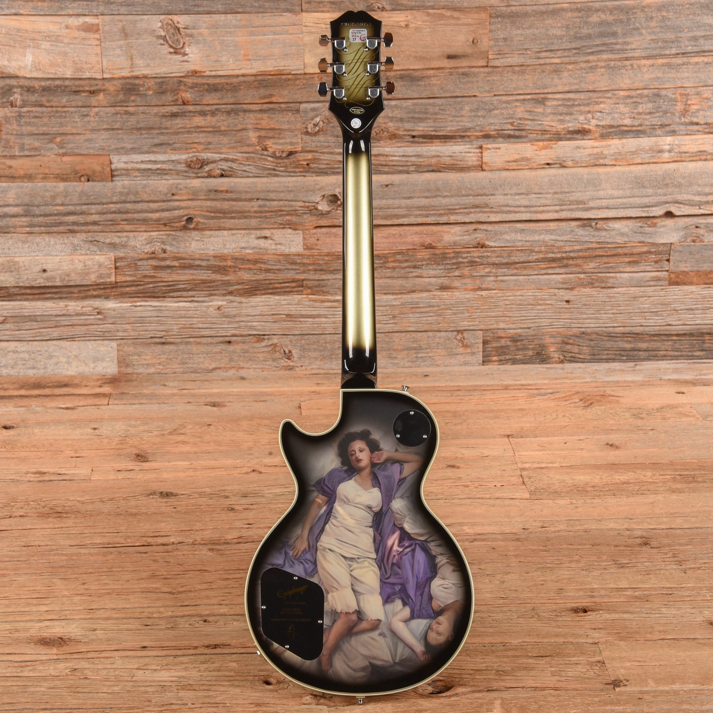 Epiphone Adam Jones Signature Art Series Les Paul Custom "Sensation" Silverburst 2023