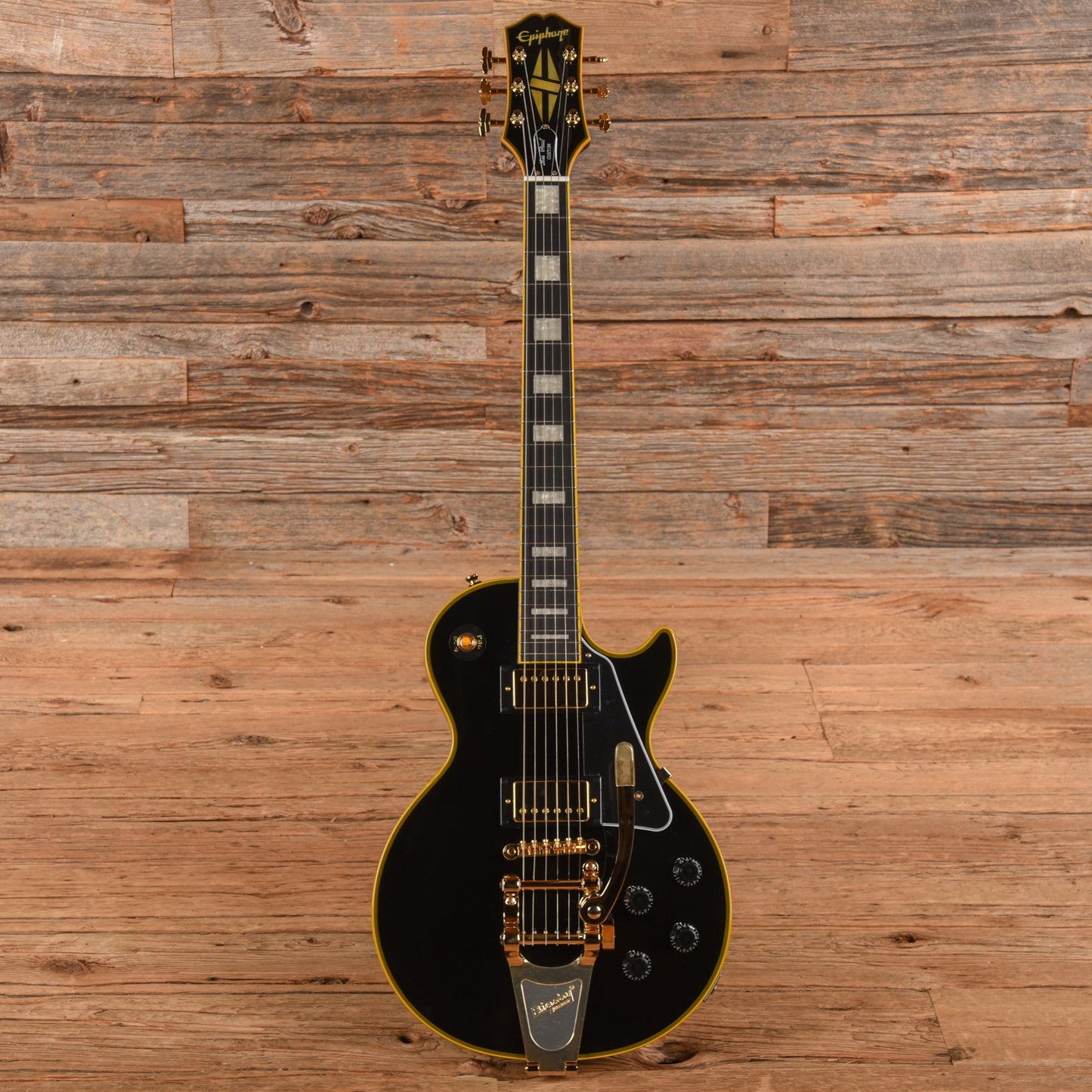Epiphone Artist Joe Bonamassa ‘59 Les Paul Custom Antique Ebony w/Nerdville Hardshell Case