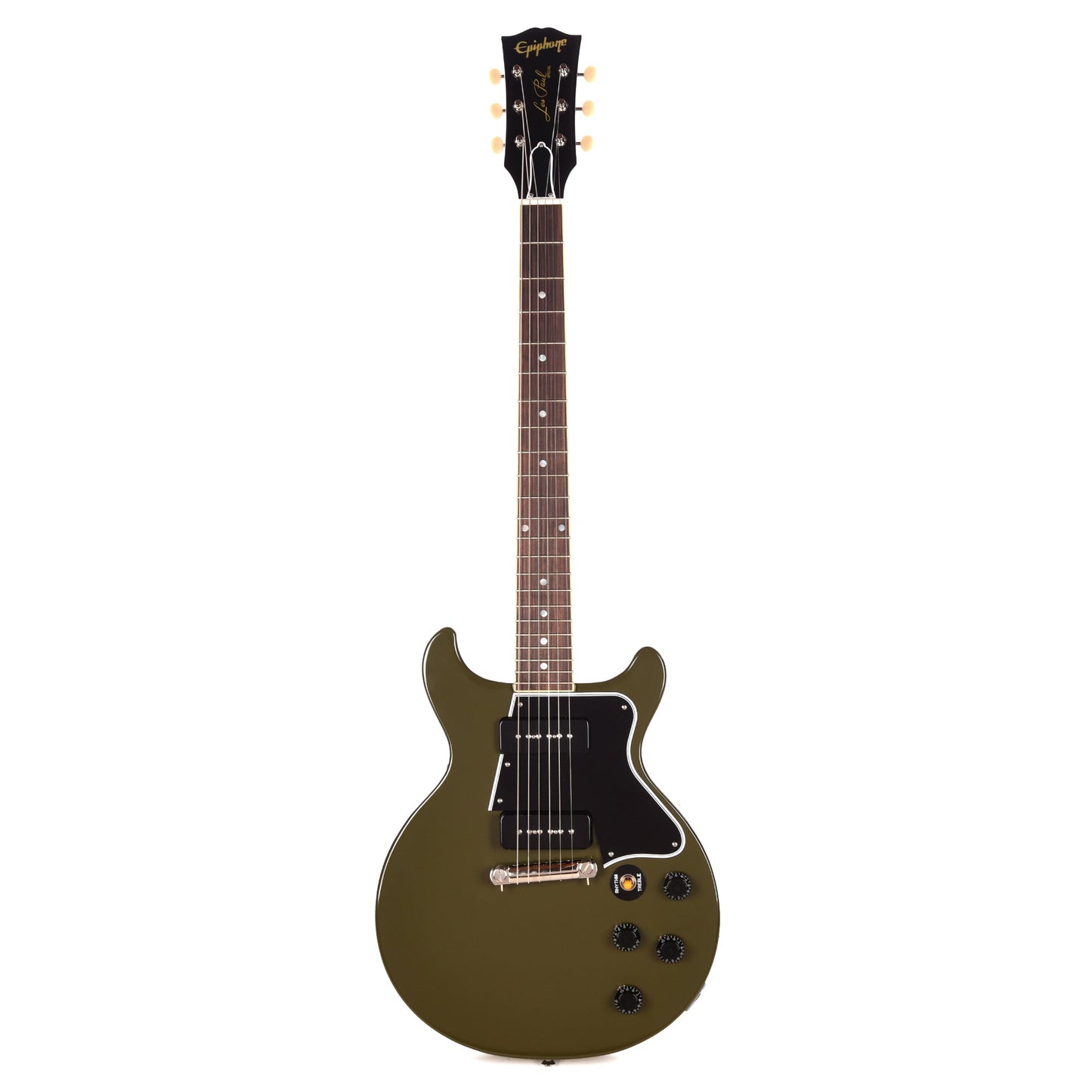 Epiphone Inspired by Gibson Custom 1960 Les Paul Special Double Cut Reissue Olive Drab w/Gibson Custom Underwound P-90 Soapbars