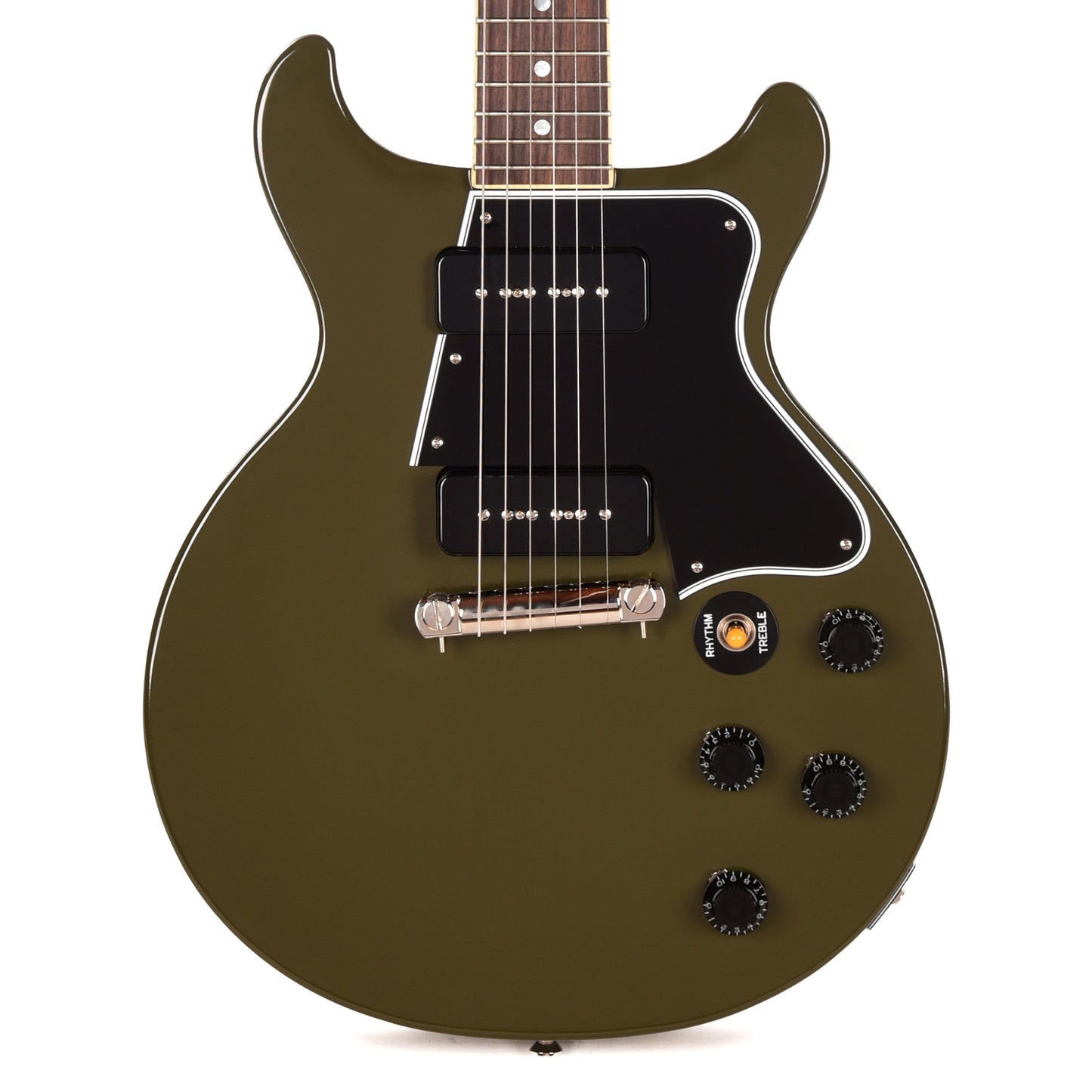 Epiphone Inspired by Gibson Custom 1960 Les Paul Special Double Cut Reissue Olive Drab w/Gibson Custom Underwound P-90 Soapbars