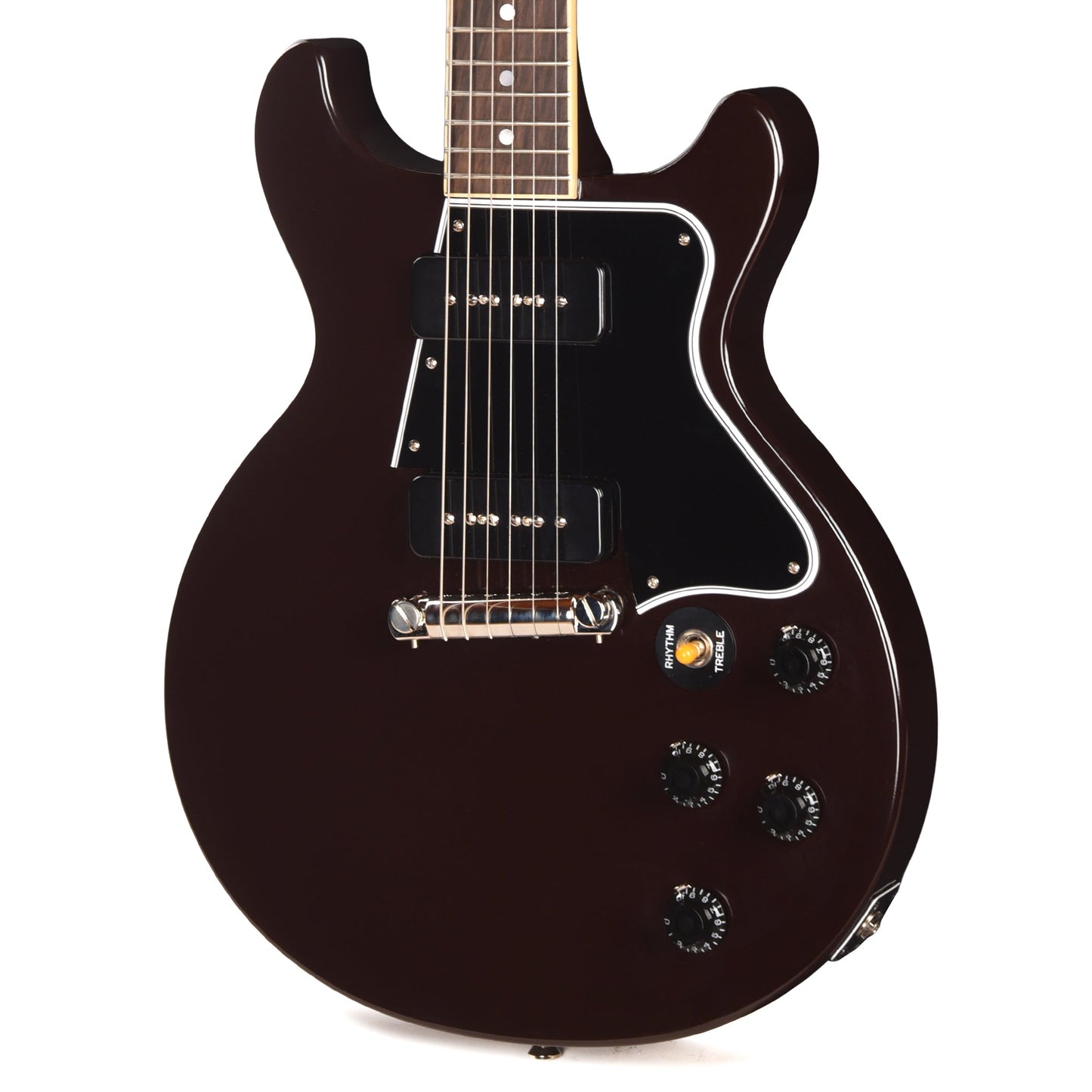 Epiphone Inspired by Gibson Custom 1960 Les Paul Special Double Cut Reissue Oxblood w/Gibson Custom Underwound P-90 Soapbars