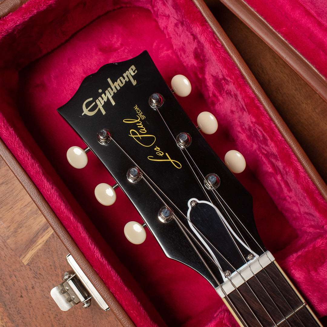 Epiphone Inspired by Gibson Custom 1960 Les Paul Special Double Cut Reissue Oxblood w/Gibson Custom Underwound P-90 Soapbars