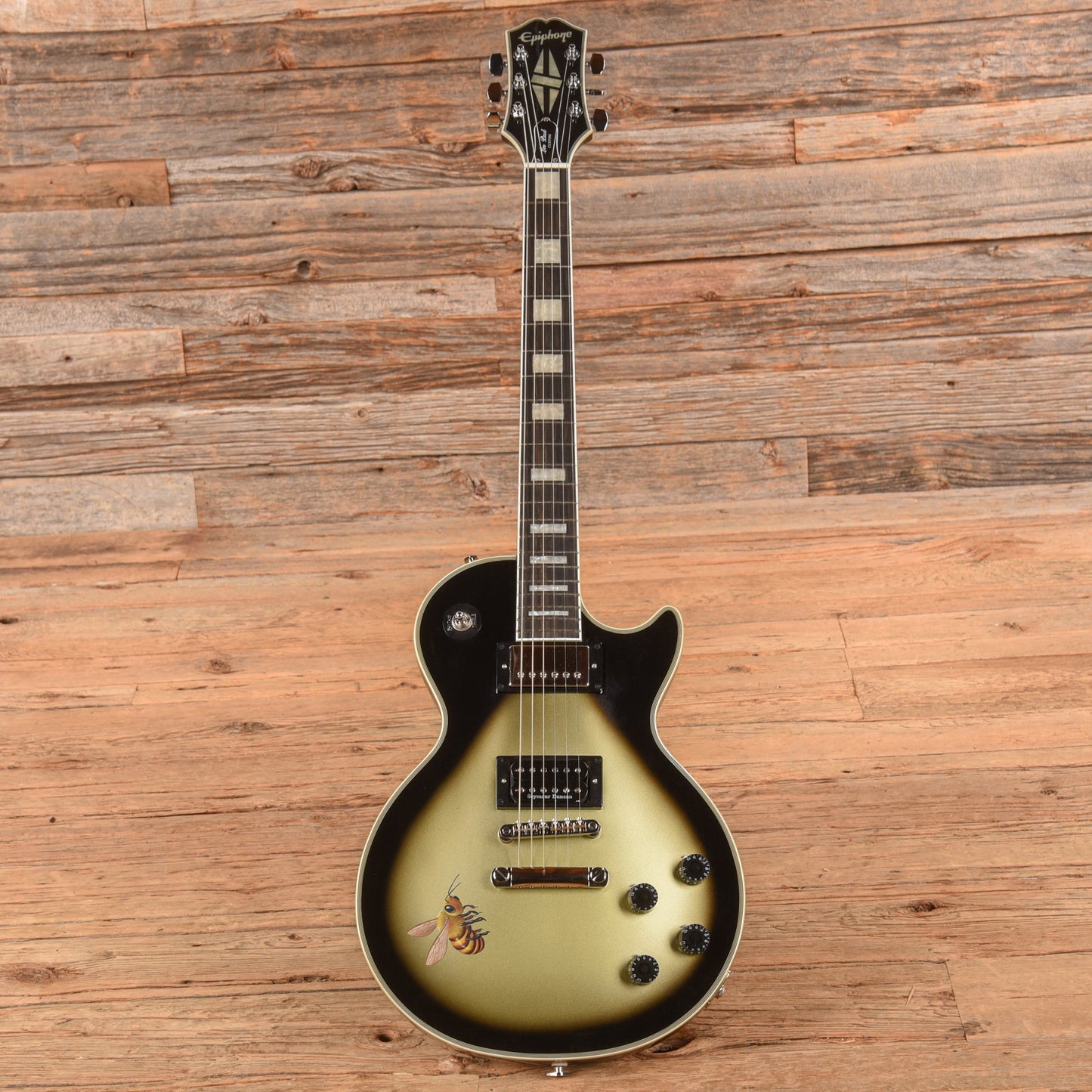 Epiphone Adam Jones Signature Art Series Les Paul Custom "Veil of Bees" Silverburst 2023