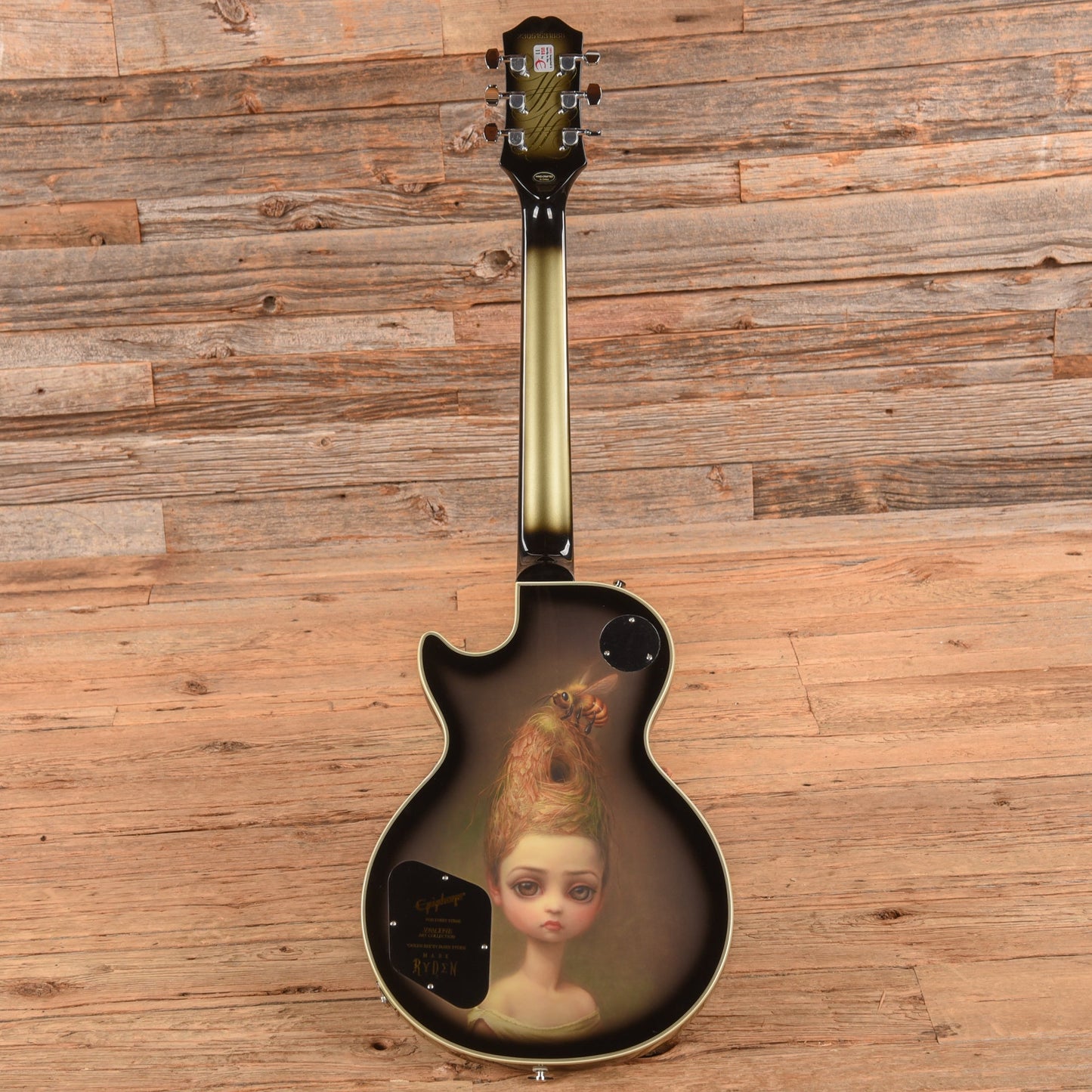 Epiphone Adam Jones Signature Art Series Les Paul Custom "Veil of Bees" Silverburst 2023