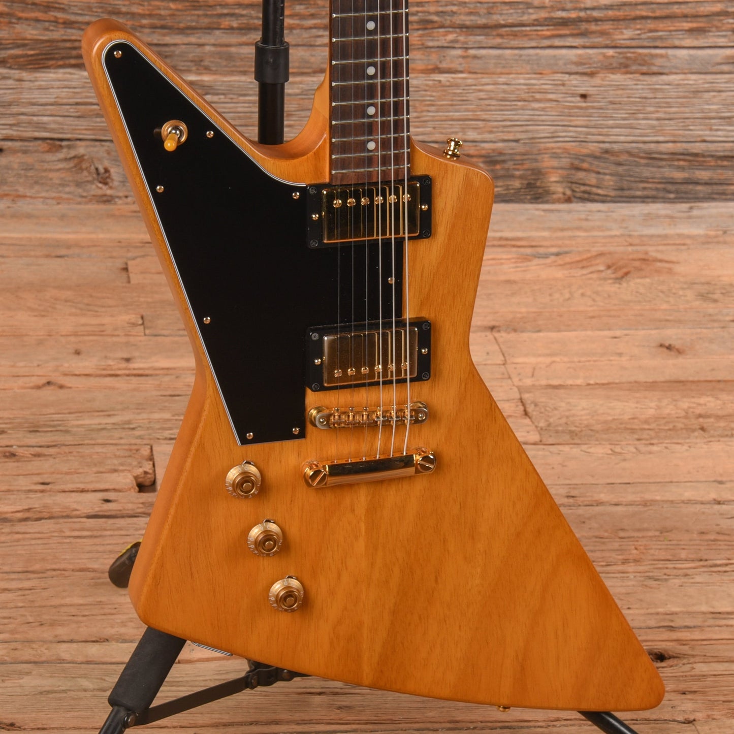 Epiphone "Inspired by Gibson Custom" '58 Korina Explorer Antique Natural 2022 LEFTY
