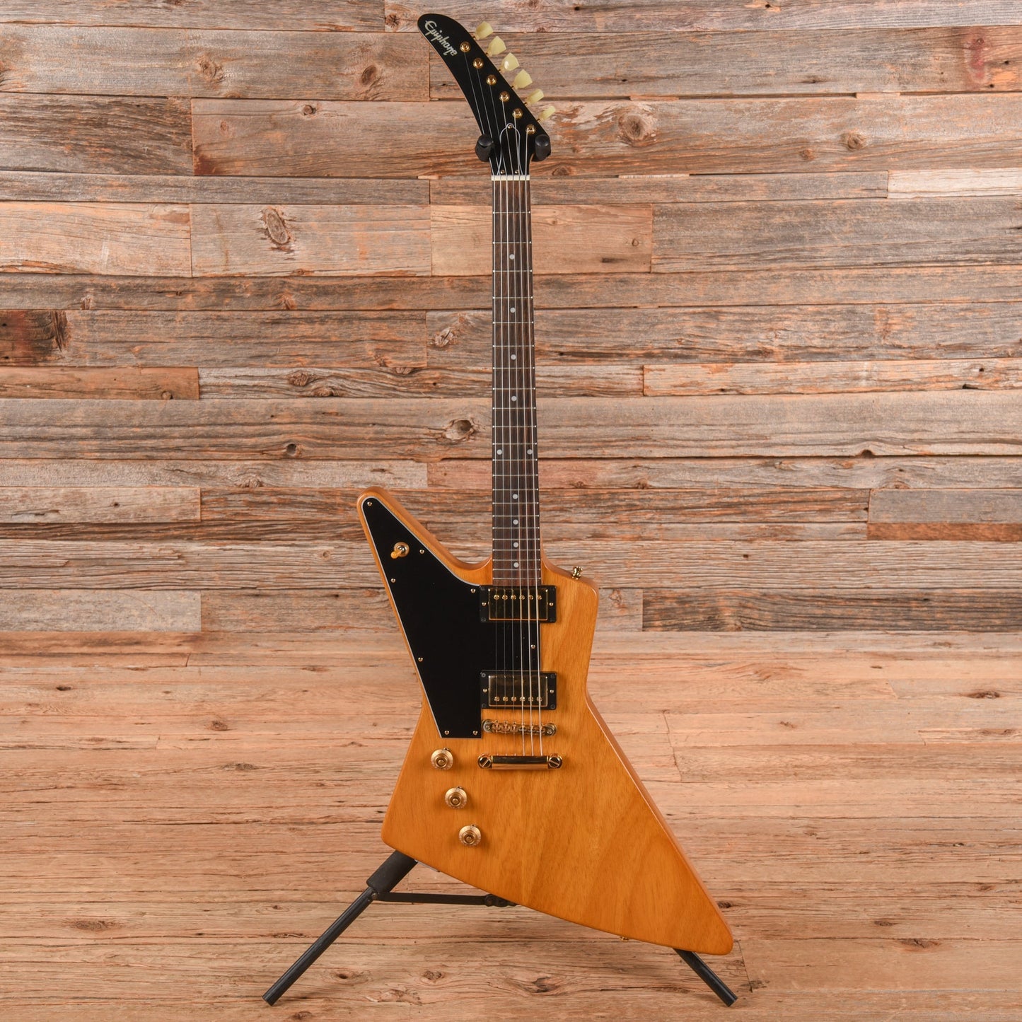 Epiphone "Inspired by Gibson Custom" '58 Korina Explorer Antique Natural 2022 LEFTY