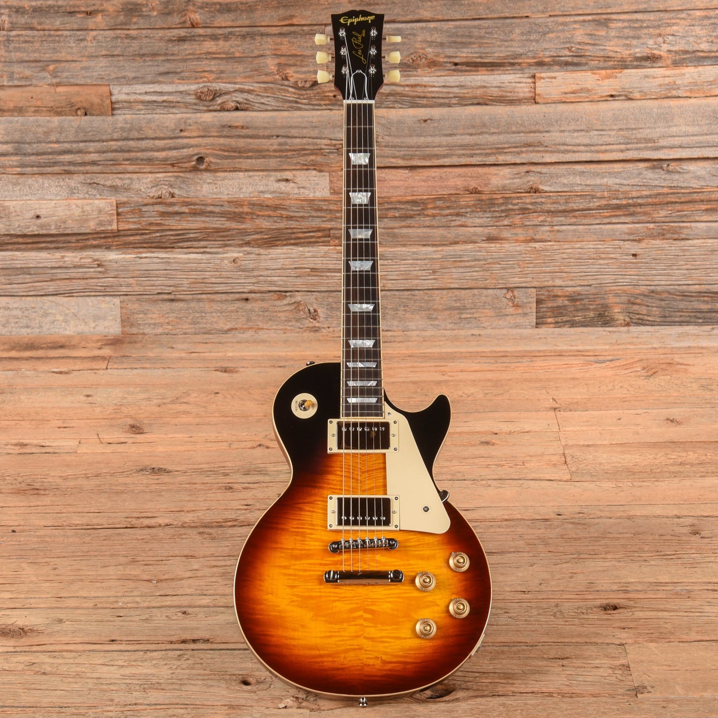 Epiphone "Inspired by Gibson Custom" '59 Les Paul Standard Washed Bourbon Burst 2024
