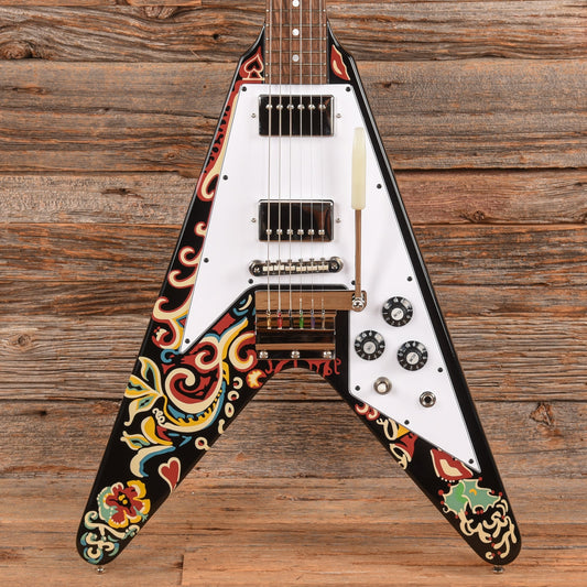 Epiphone Jimi Hendrix "Love Drops" Flying V Black 2024