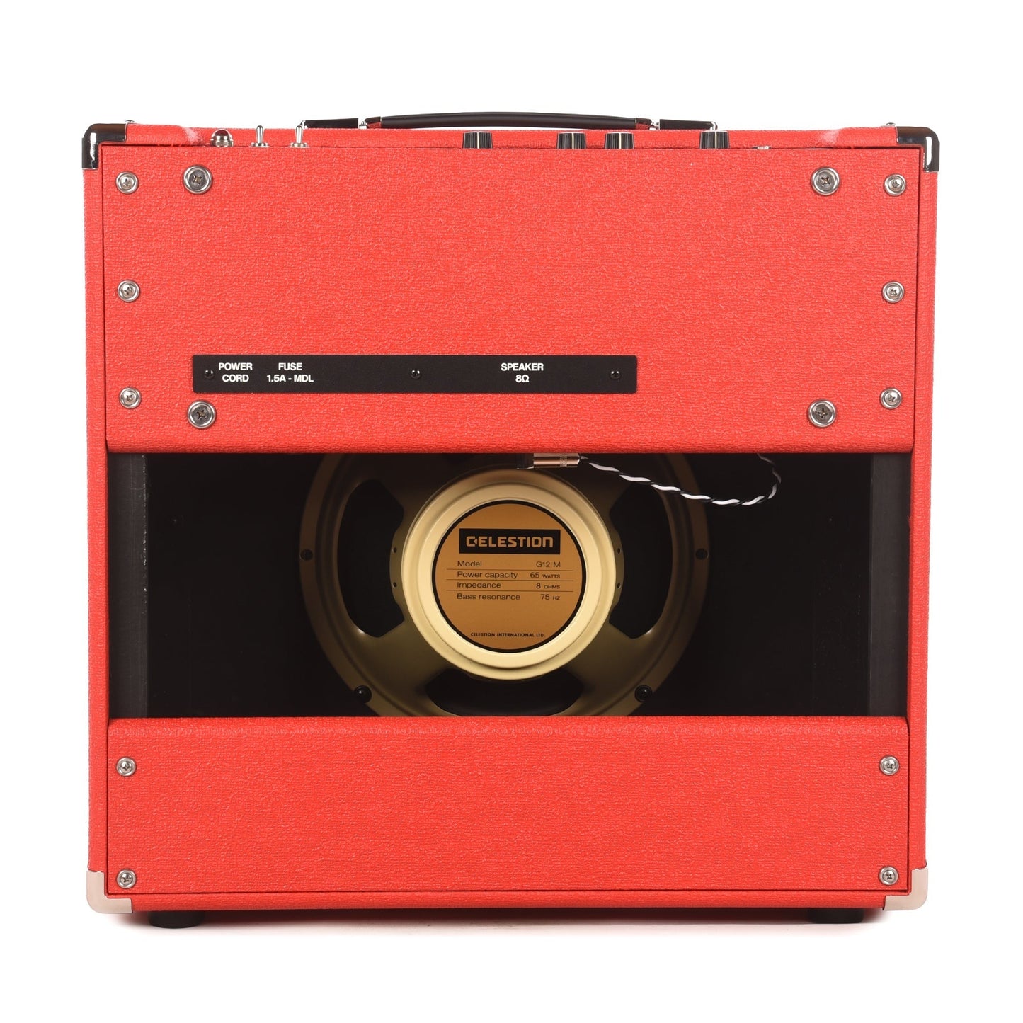 Dr. Z Z-28 MKII 1x12 Guitar Amp Combo Red w/ Blackout Grill & Creamback