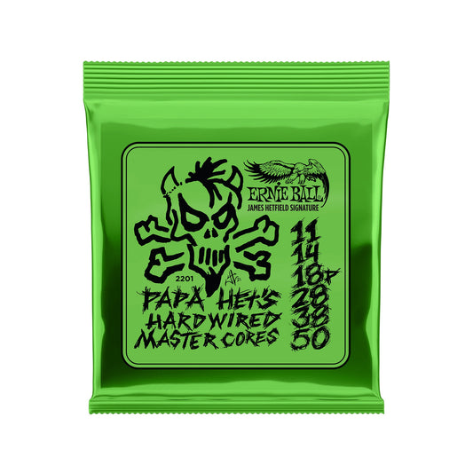 Ernie Ball P02201 Papa Het's Hardwired Master Cores James Hetfield Signature Strings 11-50
