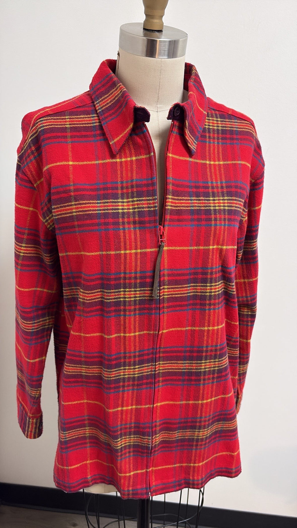 Denim & Co Red 100% Cotton Jacket, M