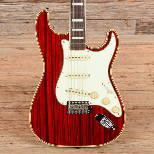 Fender ST68-HO Stratocaster Zebrawood Red 2003