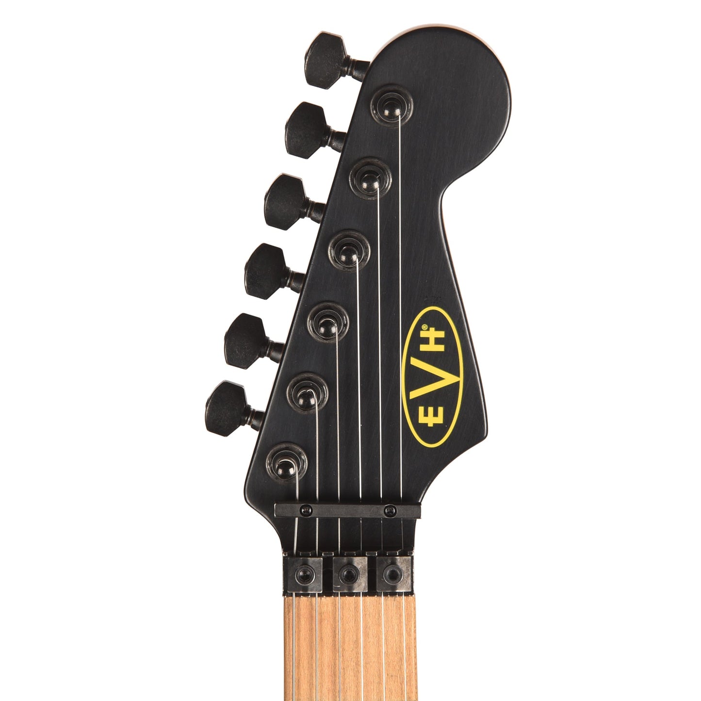 EVH Limited Edition Striped Series Frankenstein Frankie Black w/Yellow Stripes Aged