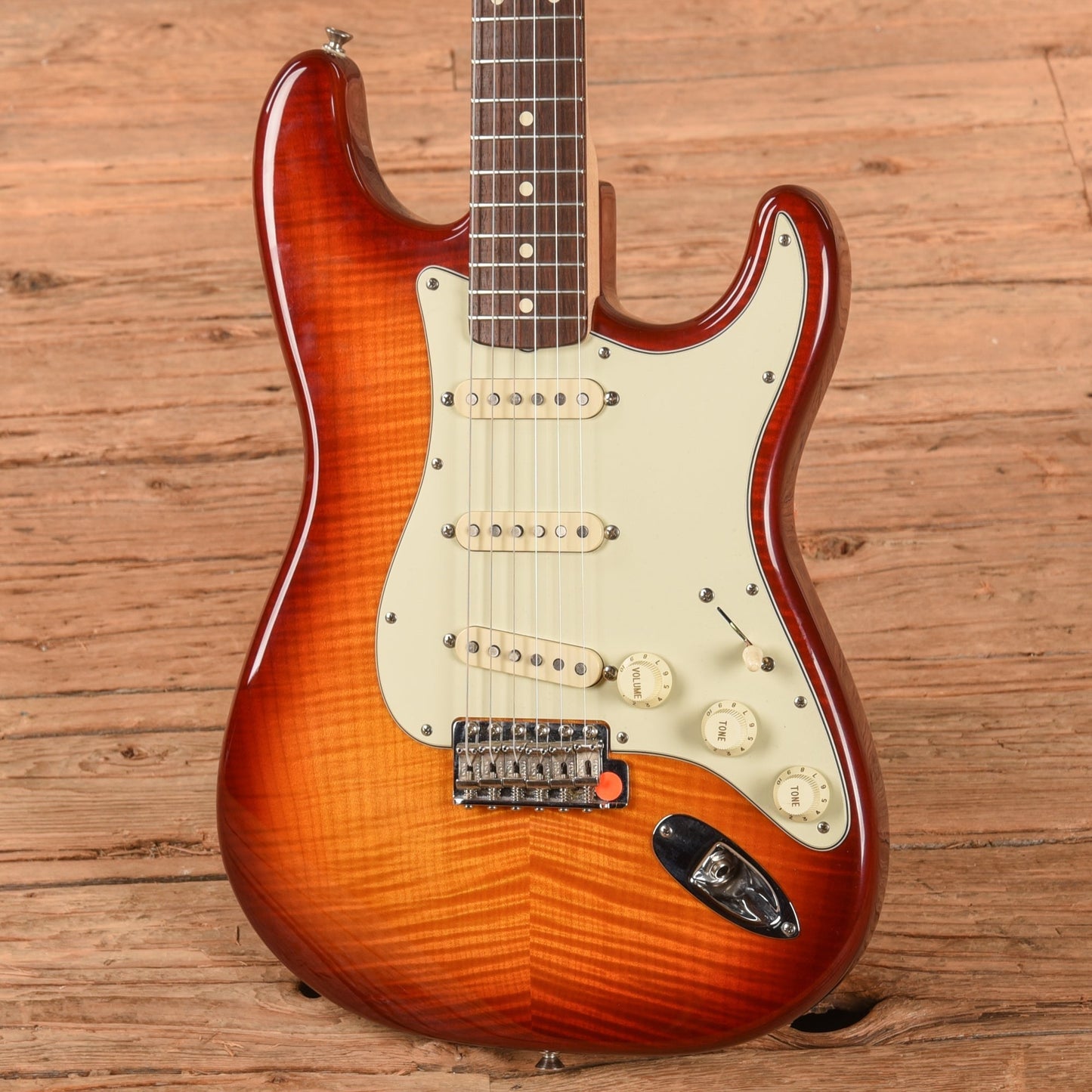 Fender Custom Shop 1960 FMT Stratocaster Reissue Aged Cherry Sunburst 1996
