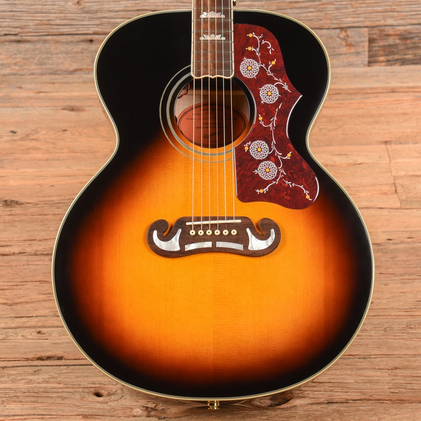 Epiphone J-200 Sunburst - Dave Amato of REO Speedwagon