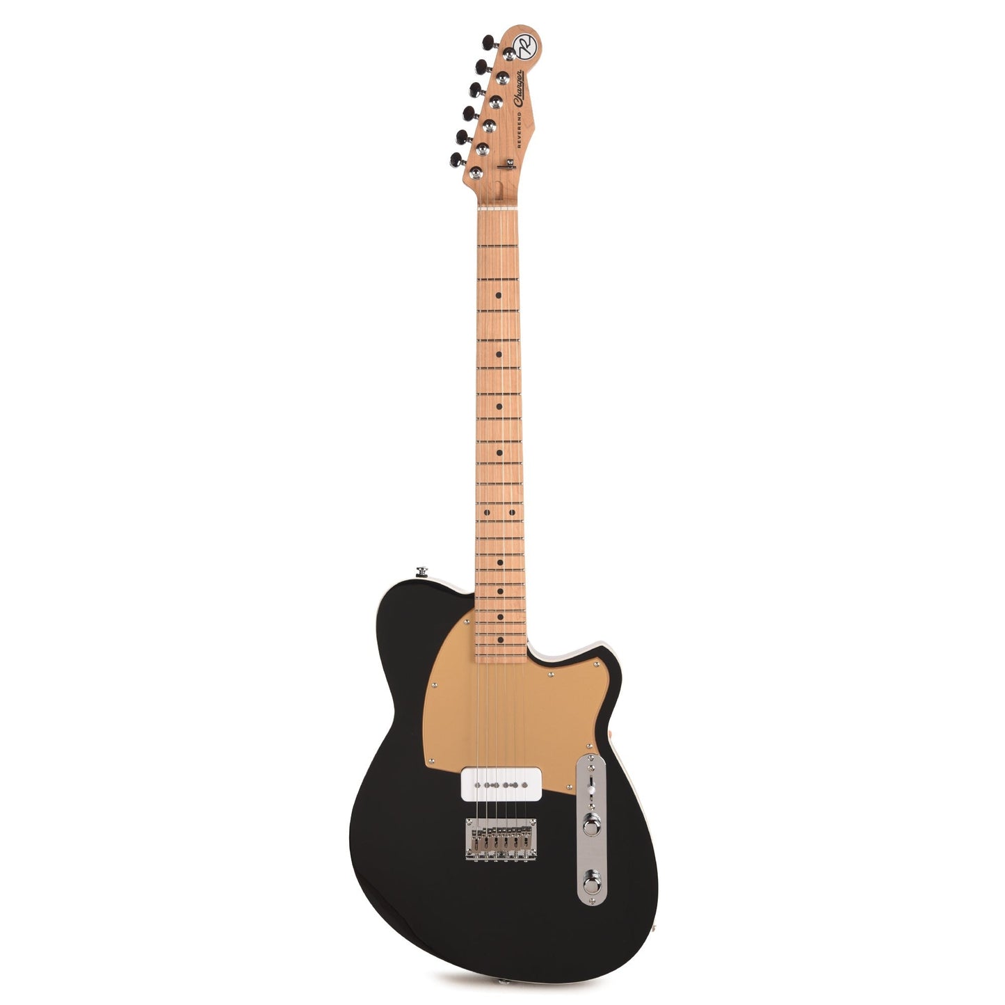 Reverend Charger JR Electric Guitar Midnight Black