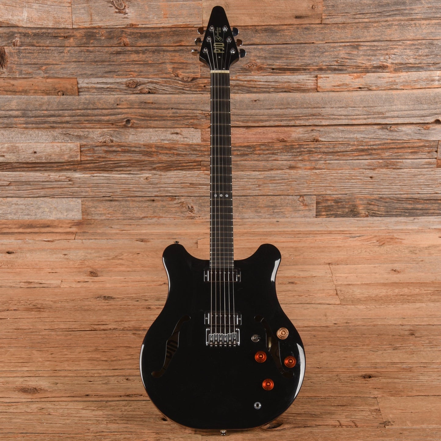 PJD Custom Semi-Hollow Black