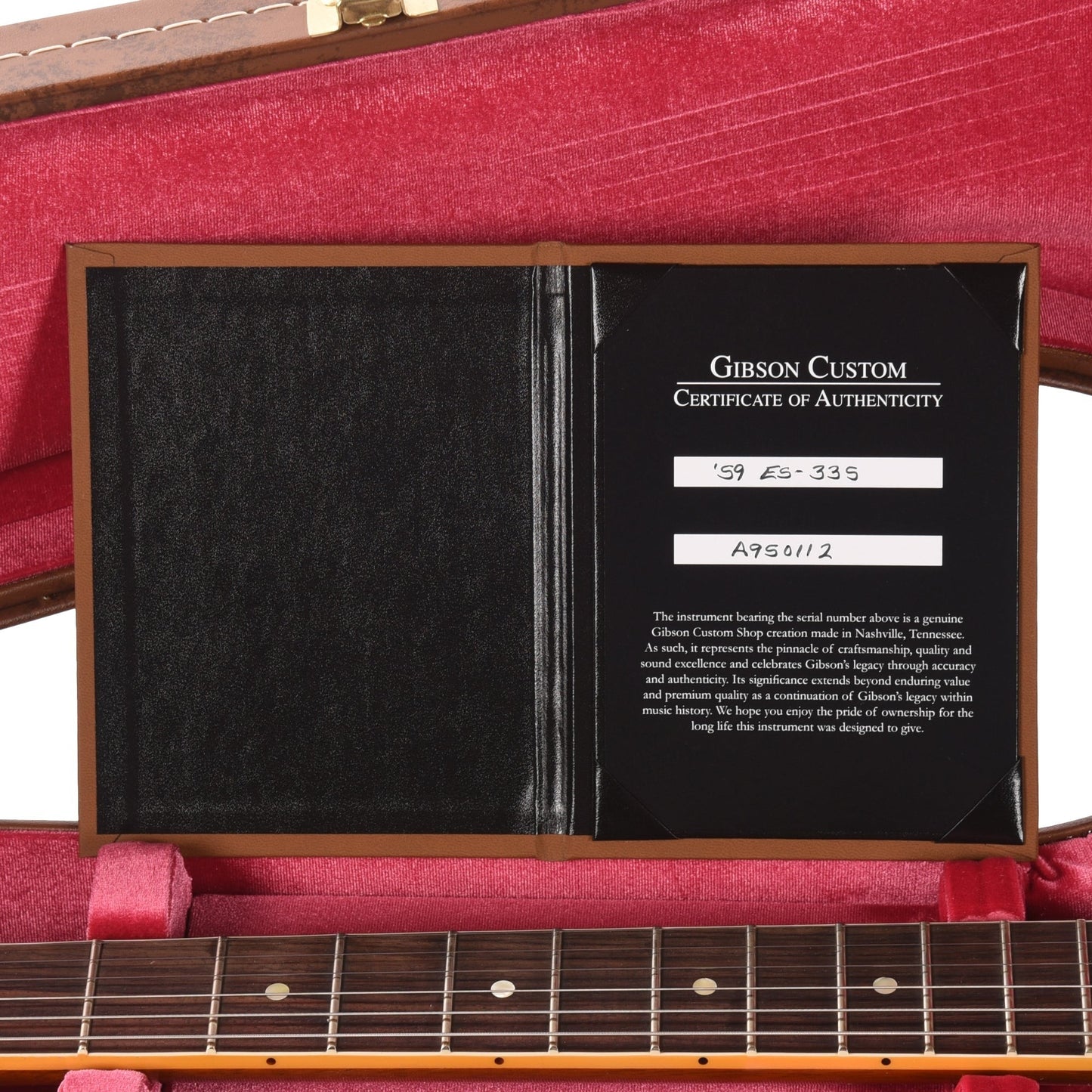 Gibson Custom Shop 1959 ES-335 Reissue Vintage Natural VOS