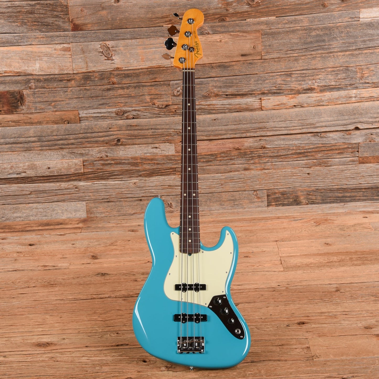 Fender American Professional II Jazz Bass Miami Blue 2024