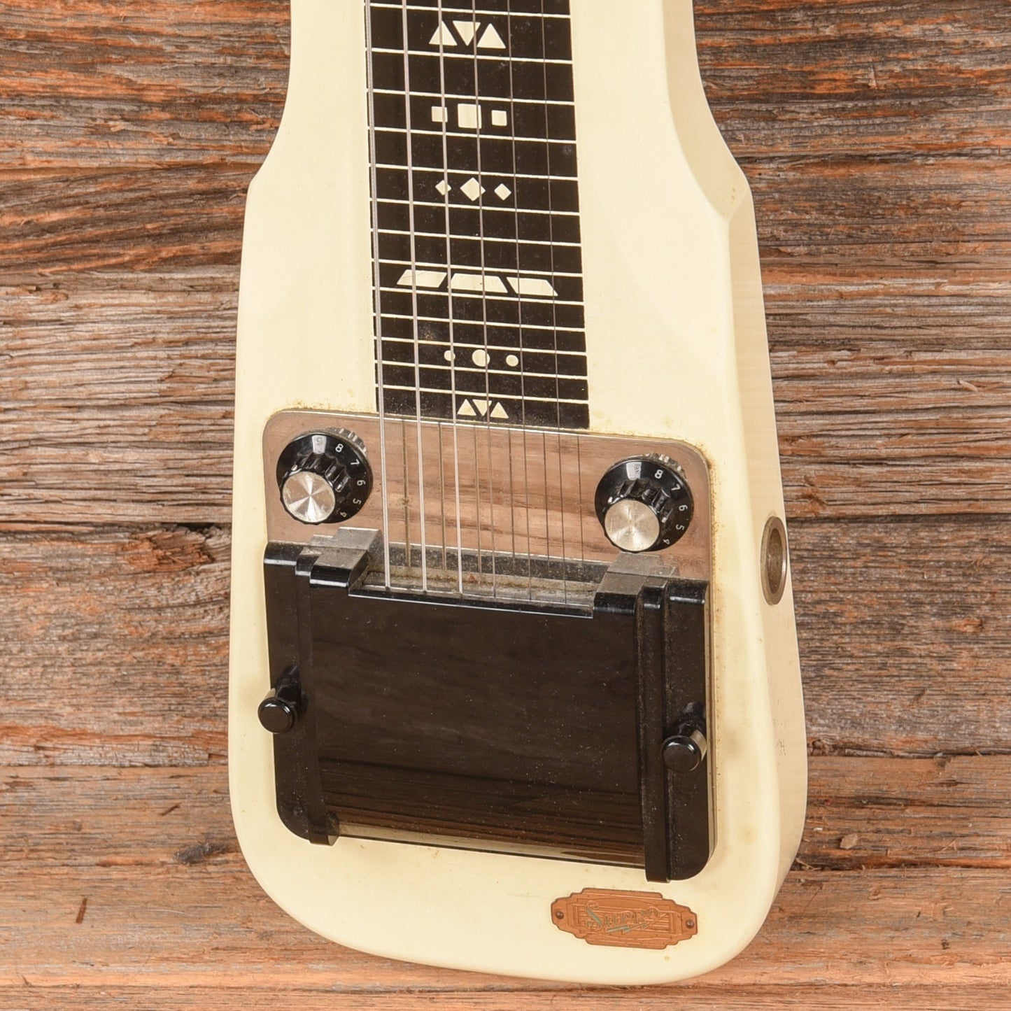 Supro Comet Lap Steel Guitar White 1960s