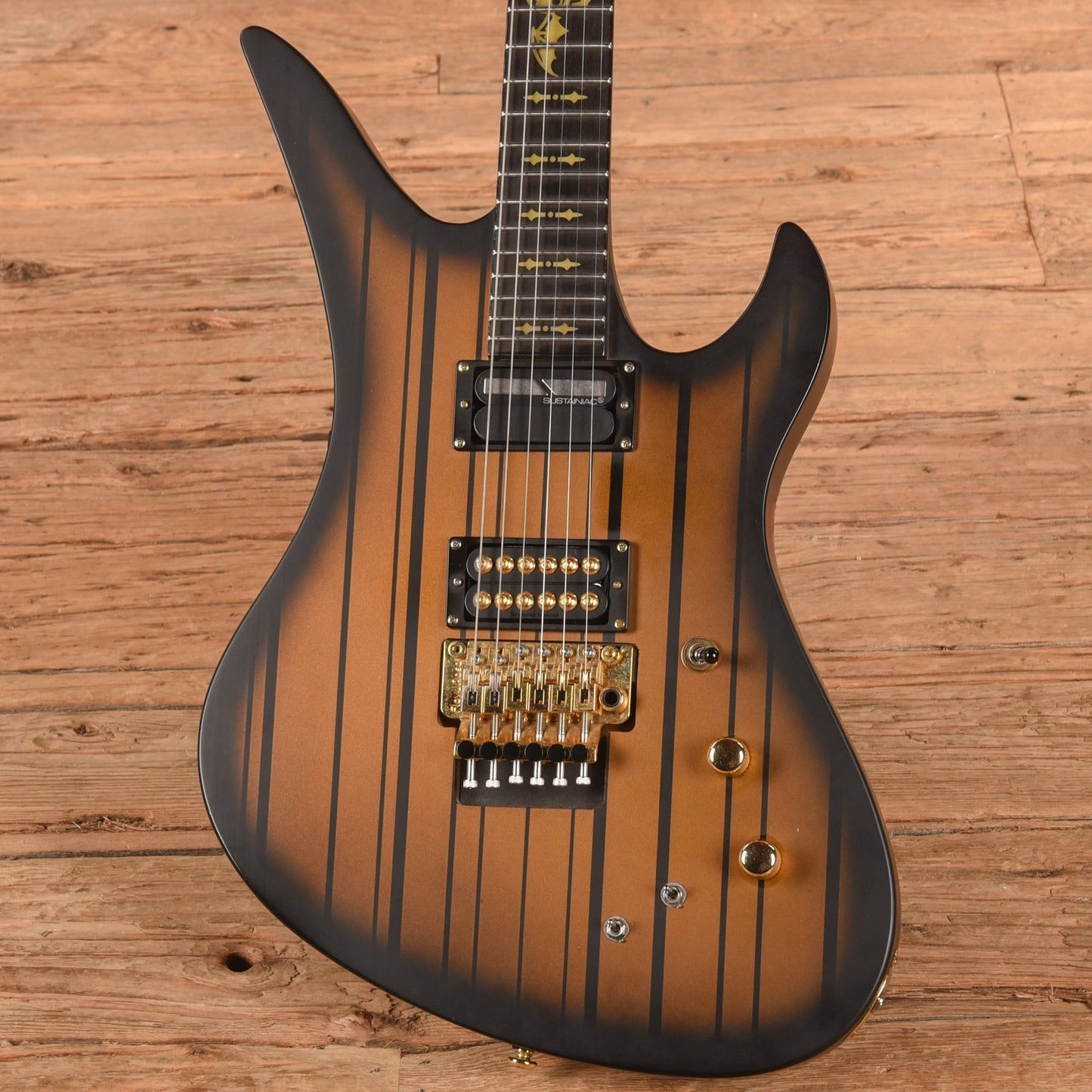 Schecter Synyster Gates Signature Synyster Custom-S Sustainiac Black/Gold