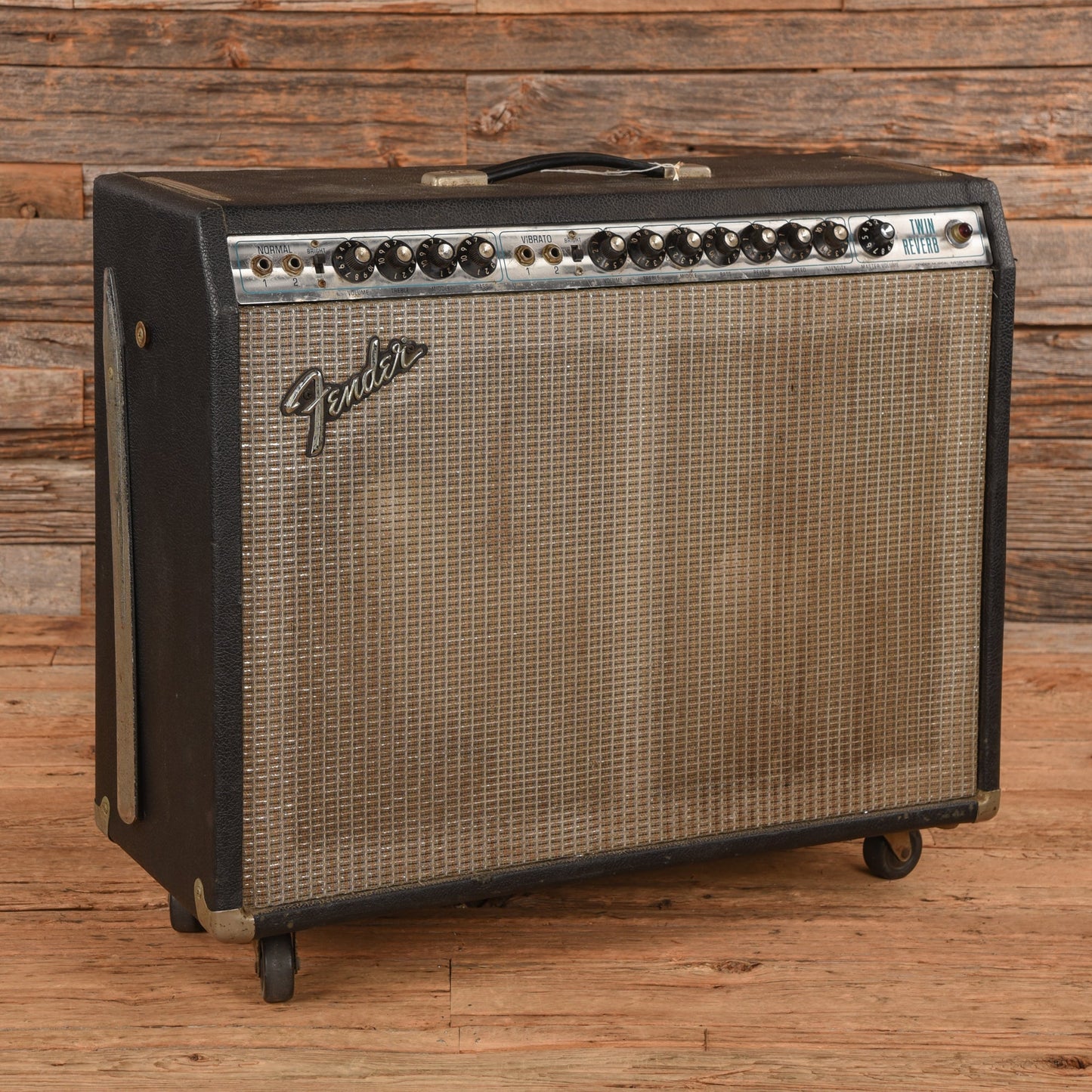 Fender Twin Reverb 2-Channel 100-Watt 2x12" Guitar Combo Amp w/JBL D120F Speakers 1975
