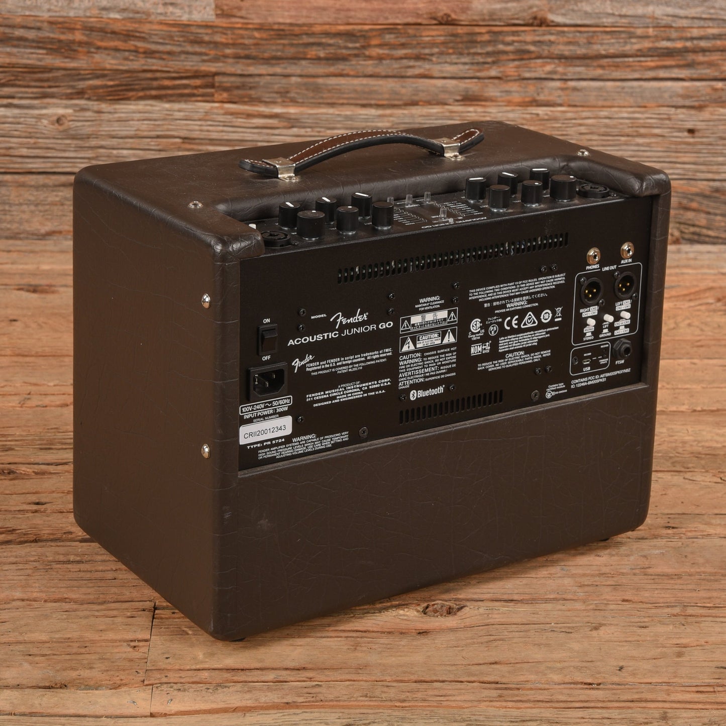 Fender Acoustic Junior GO 2-Channel 100-Watt 1x8" Battery-Powered Acoustic Guitar Combo
