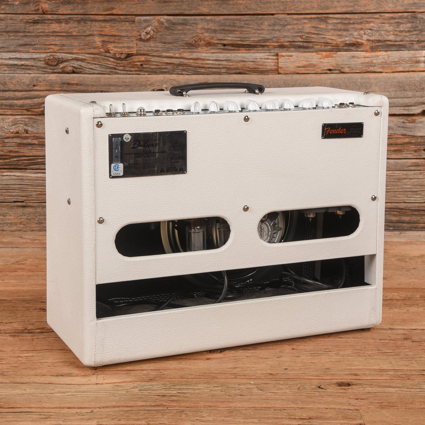 Fender Hot Rod Deluxe "White Lightning" Limited Edition 3-Channel 40-Watt 1x12" Guitar Combo