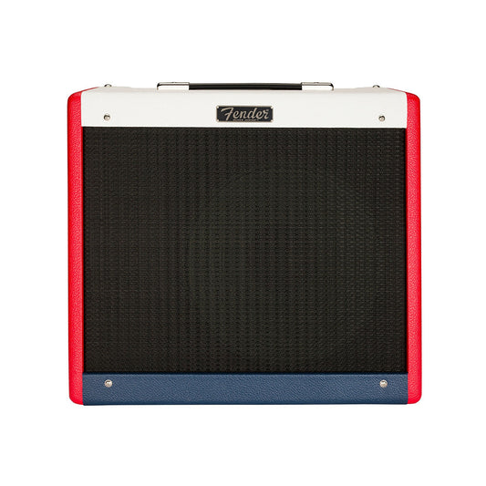 Fender Blues Junior IV Color Trio w/Eminence Cannabis Rex Red, White and Blue