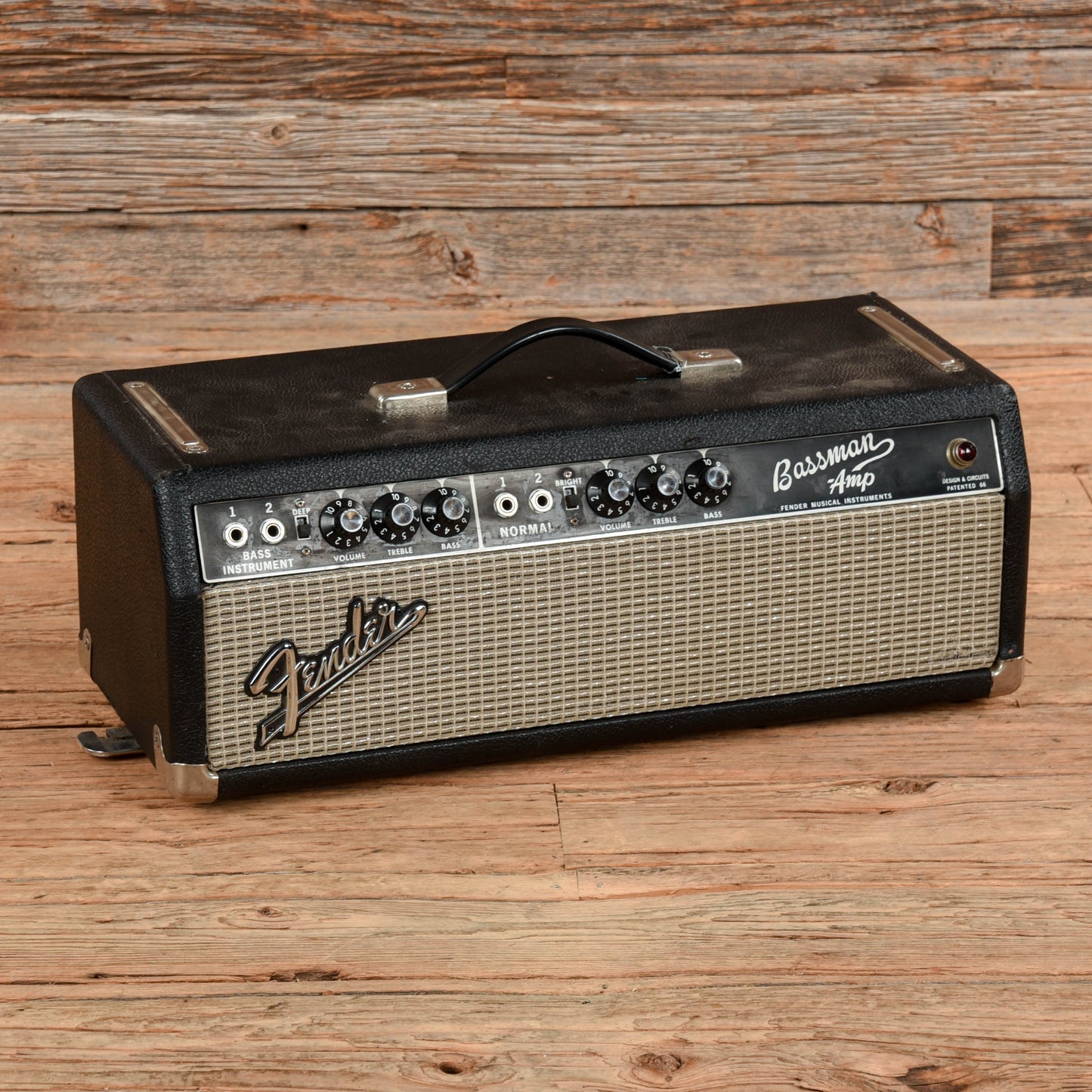 Fender Fender Bassman Head 60s Black Panel 1967 - Dave Amato of REO Speedwagon