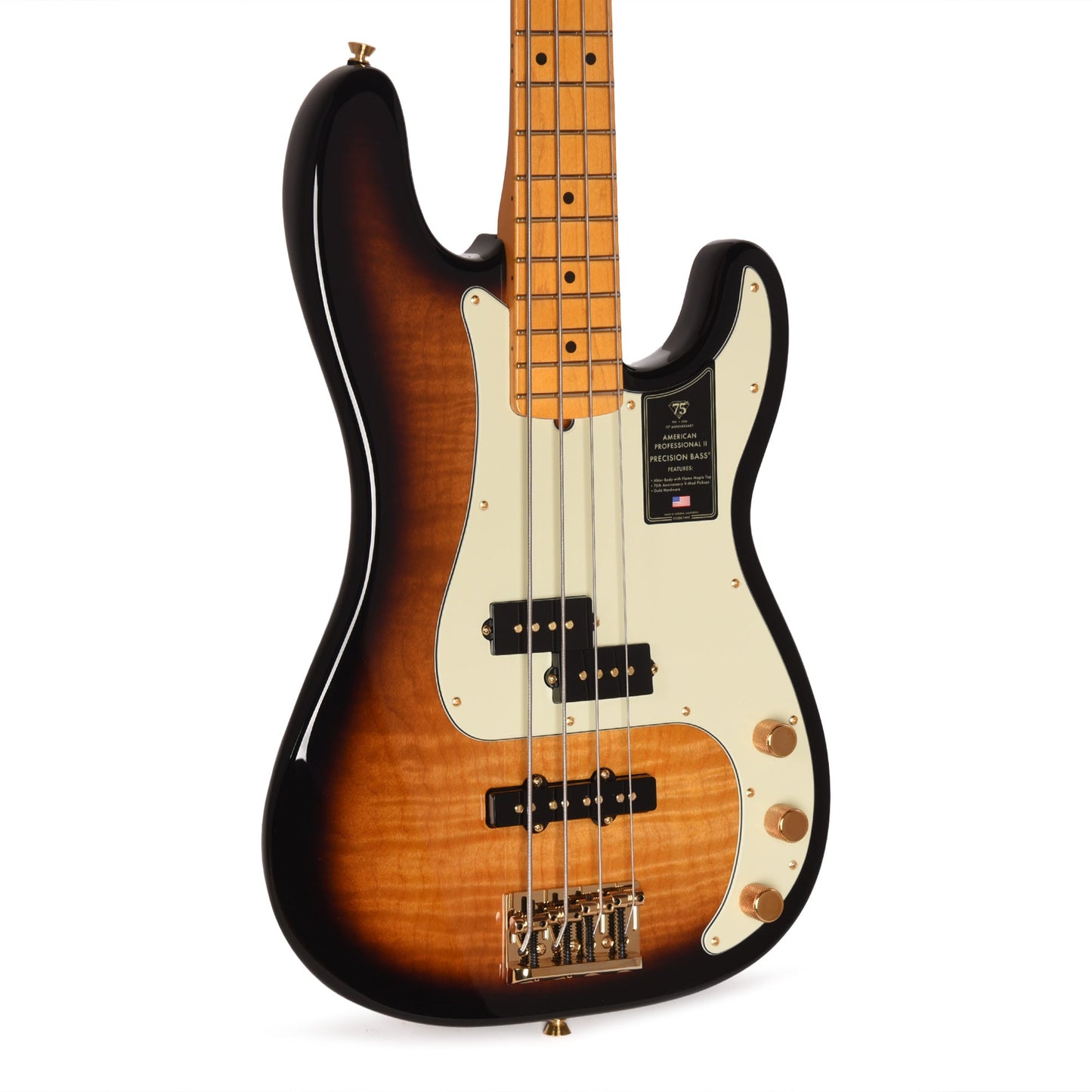 Fender 75th Anniversary American Professional II PJ Bass 2-Color Sunburst