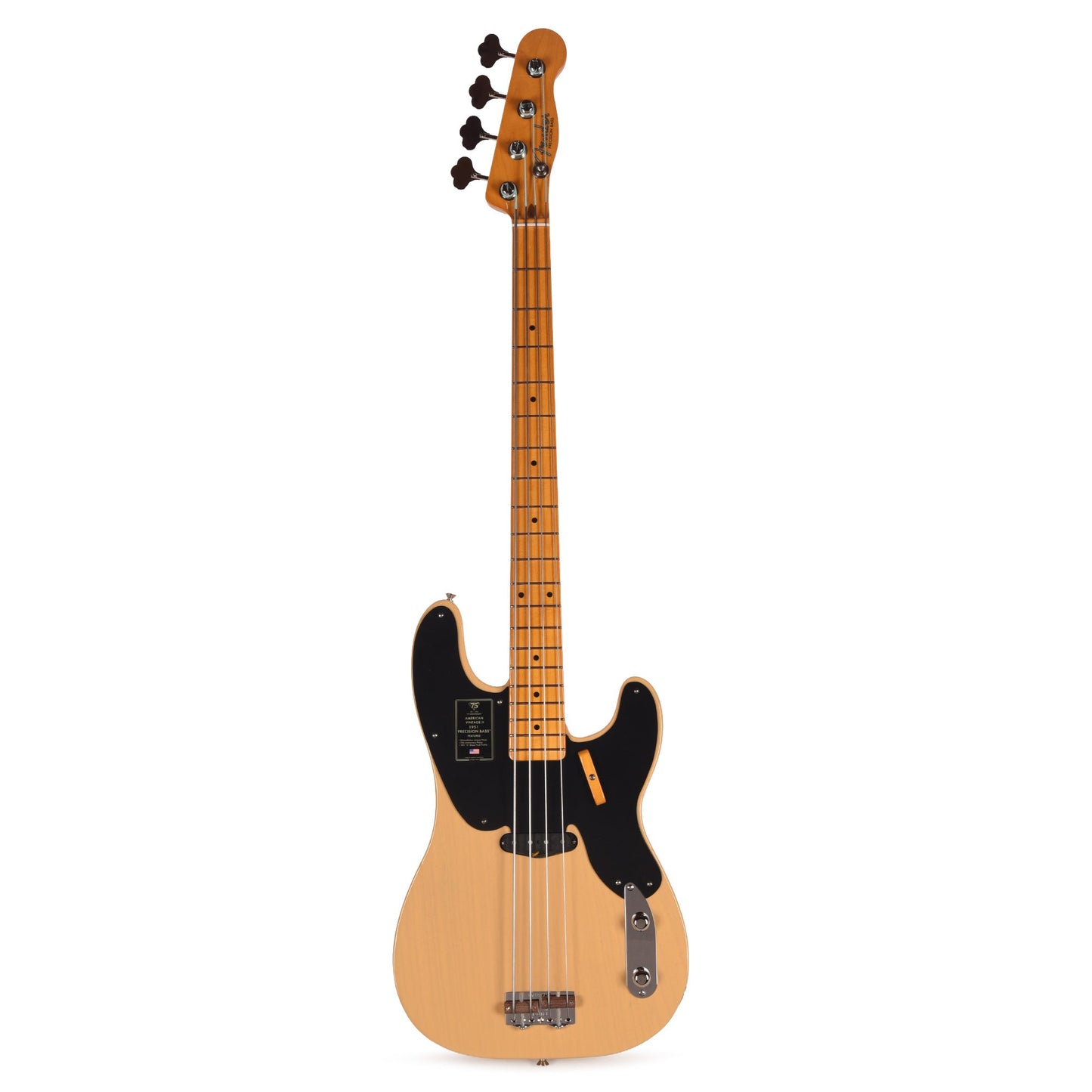 Fender 75th Anniversary American Vintage II 1951 Precision Bass Butterscotch Blonde