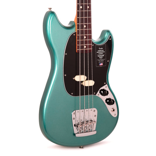 Fender American Professional Classic Mustang Bass Faded Sherwood Green Metallic
