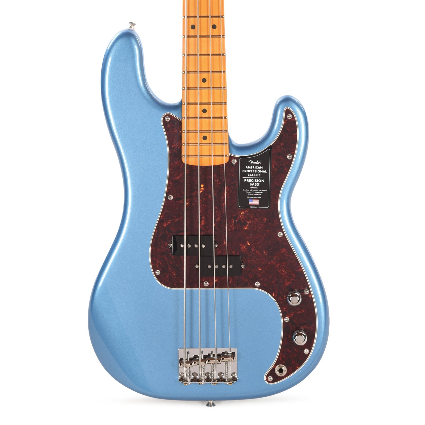 Fender American Professional Classic Precision Bass Faded Lake Placid Blue