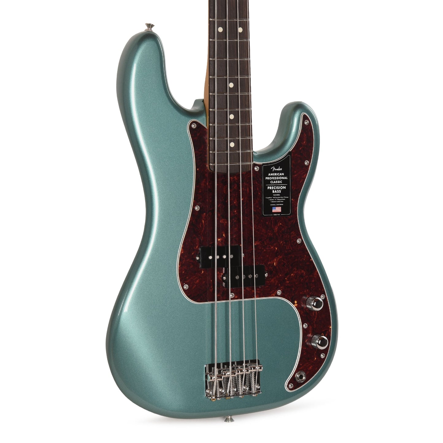 Fender American Professional Classic Precision Bass Faded Sherwood Green Metallic