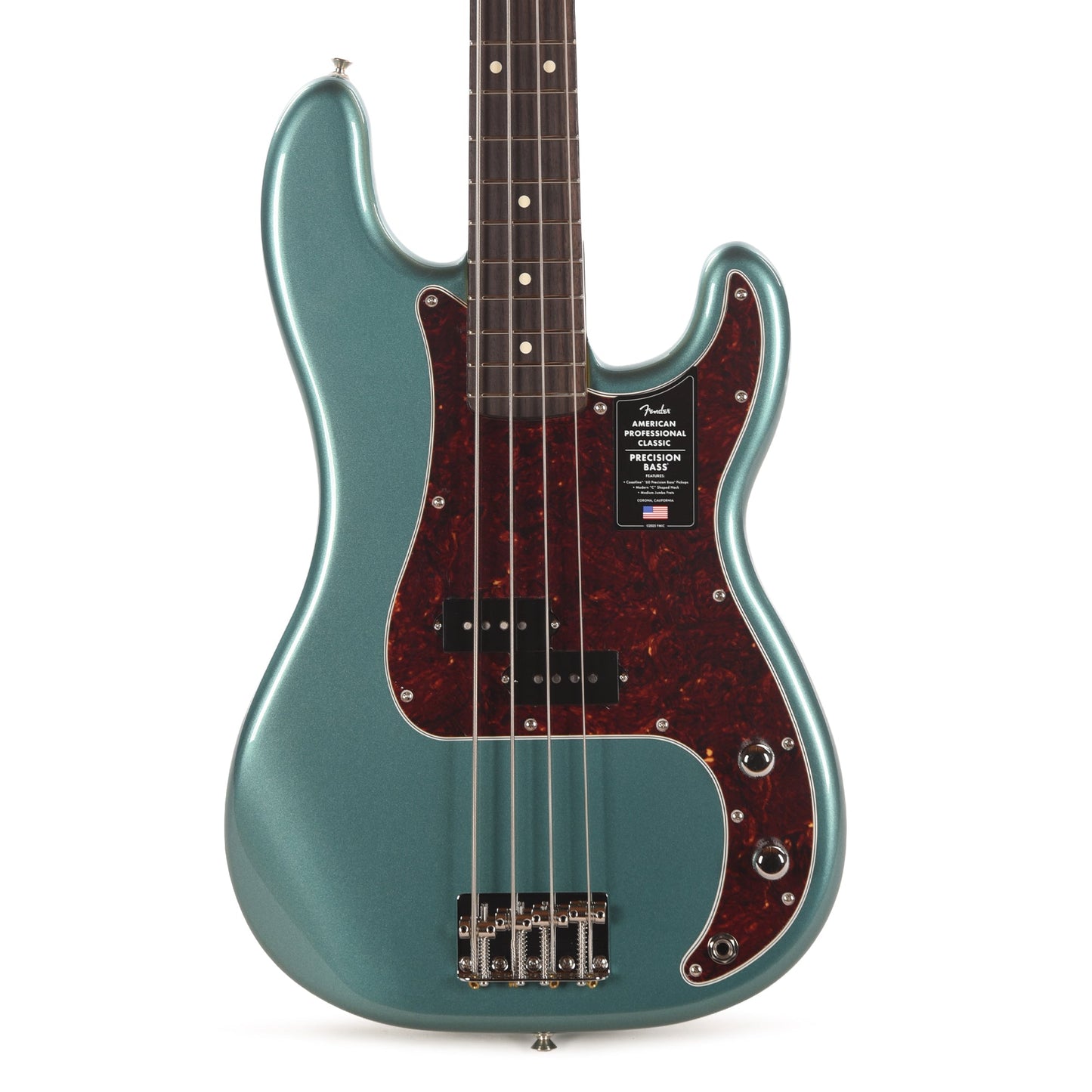 Fender American Professional Classic Precision Bass Faded Sherwood Green Metallic
