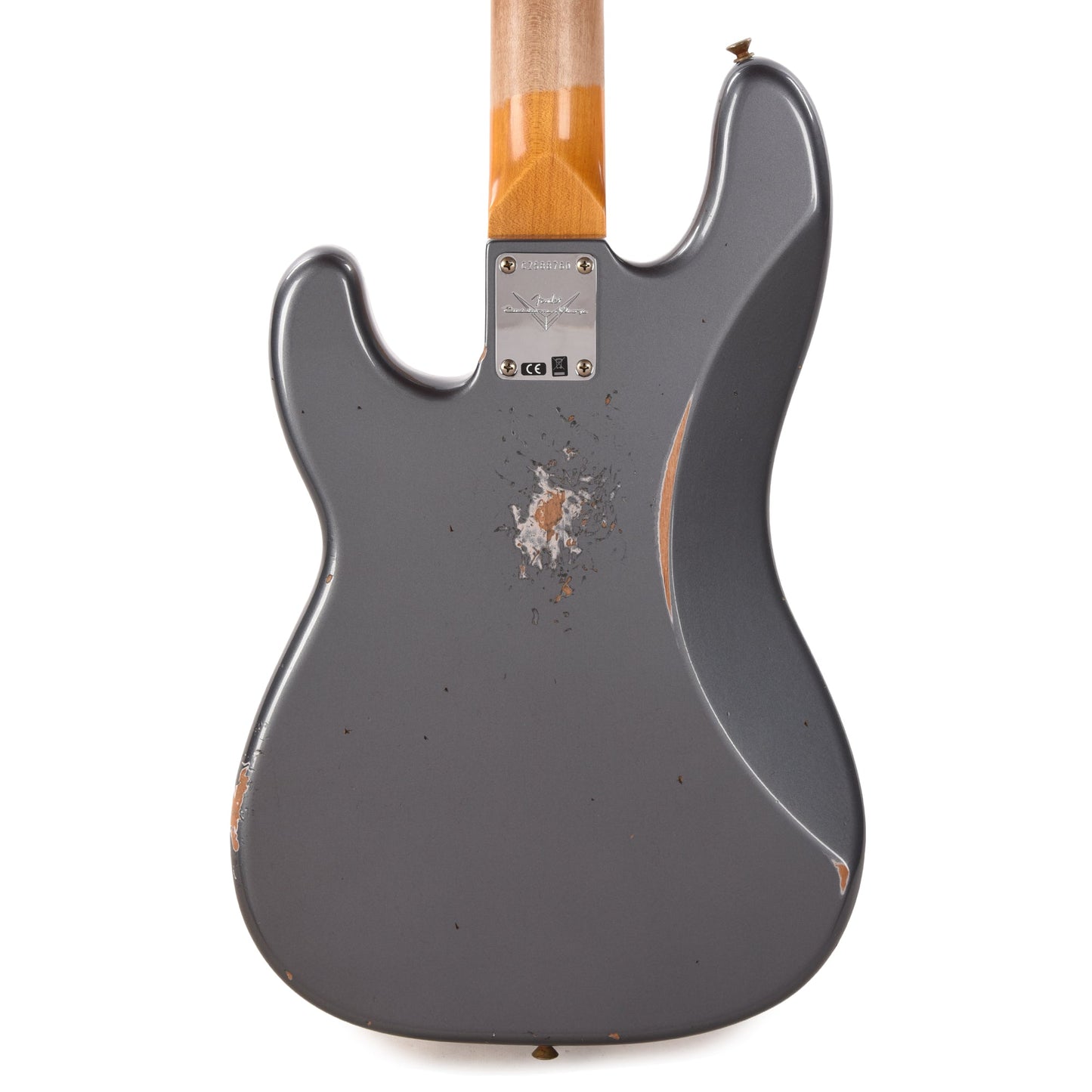 Fender Custom Shop 1960 Precision Bass Relic Super Faded Aged Charcoal Frost Metallic