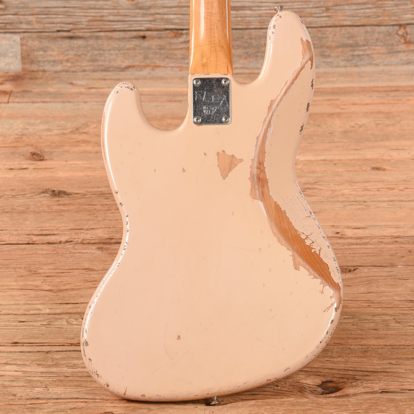 Fender Flea Artist Series Road Worn Signature Jazz Bass Shell Pink 2016
