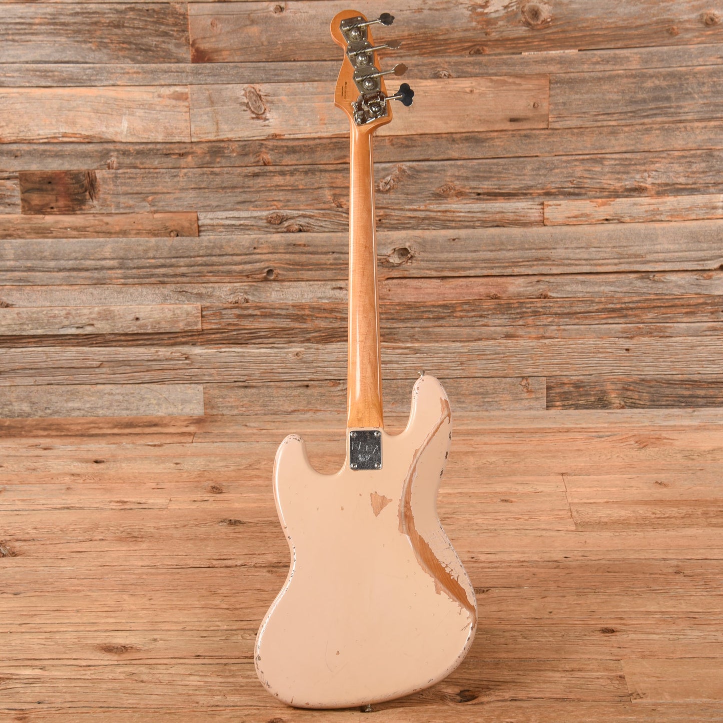 Fender Flea Artist Series Road Worn Signature Jazz Bass Shell Pink 2016
