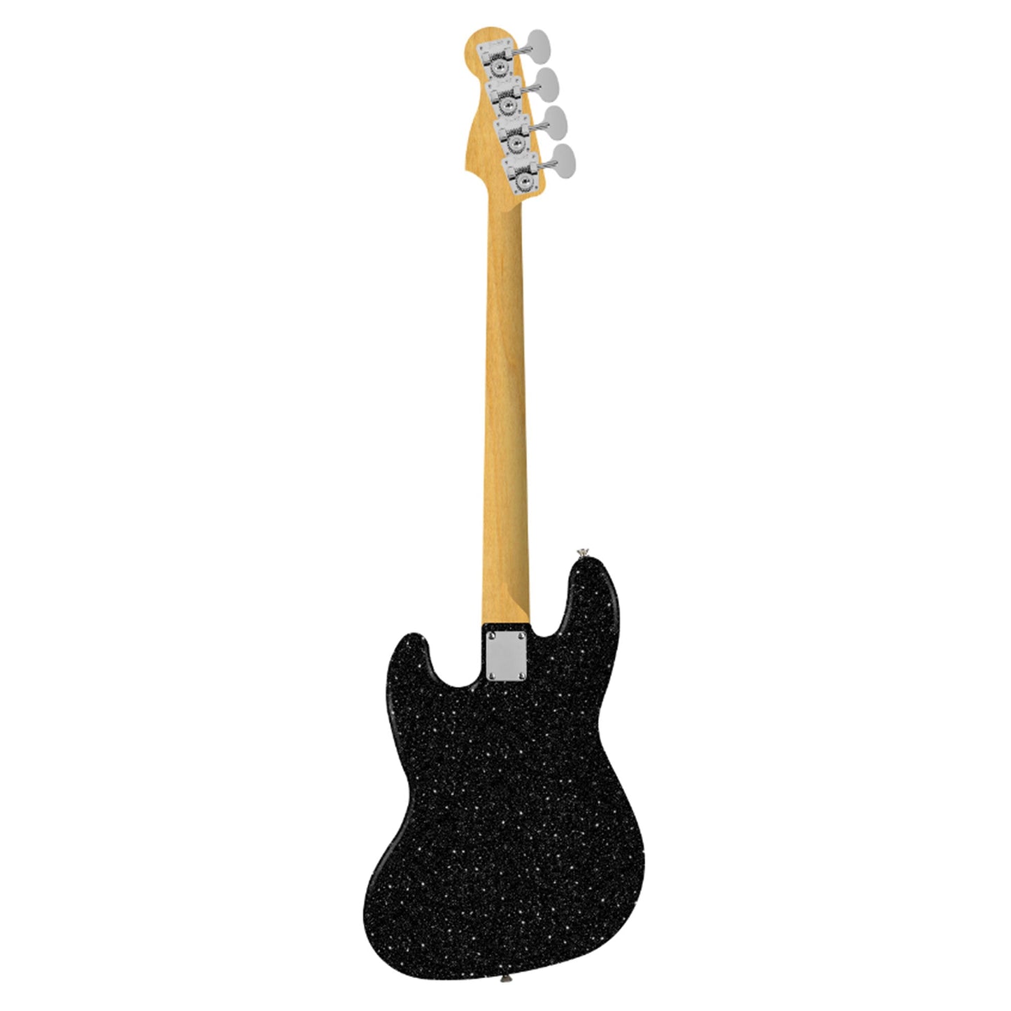 Fender Limited Edition Gold Foil Jazz Bass Black Sparkle w/Gold Foil Pickups