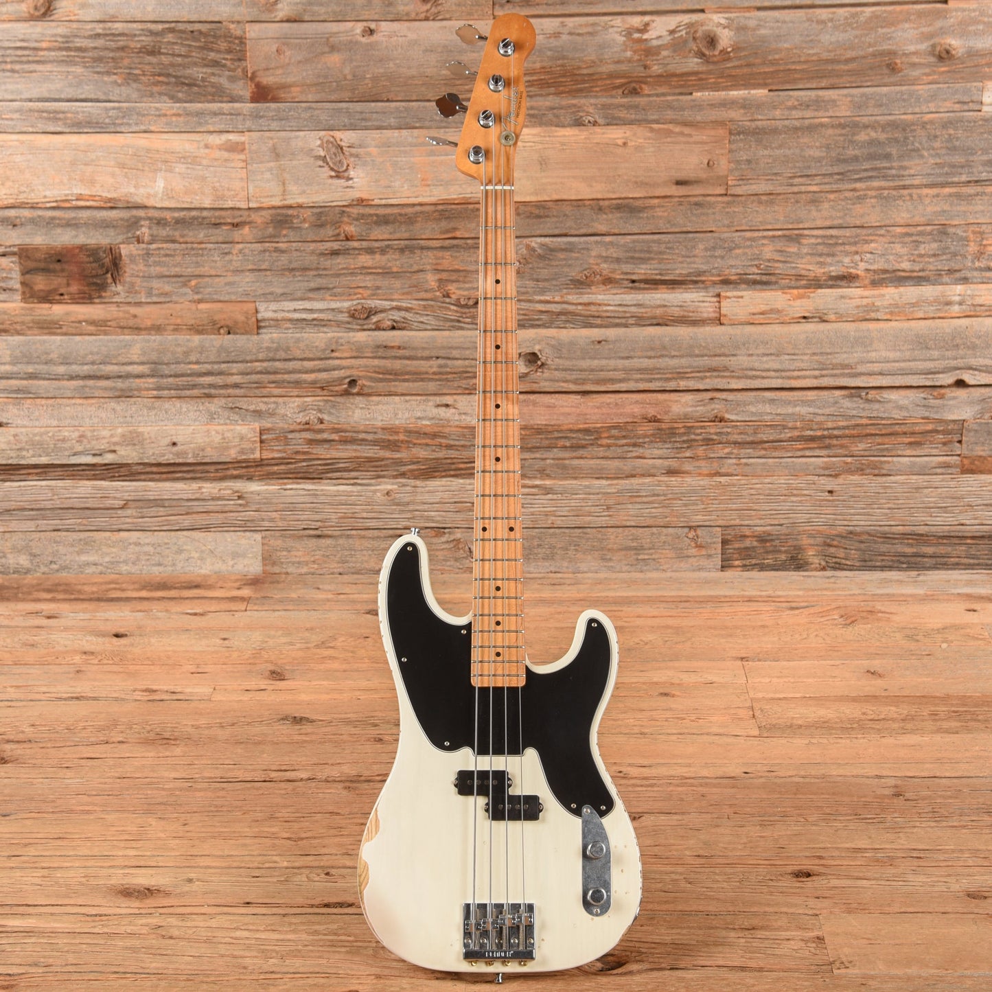 Fender Mike Dirnt Road Worn Artist Series Signature Precision Bass White Blonde 2018