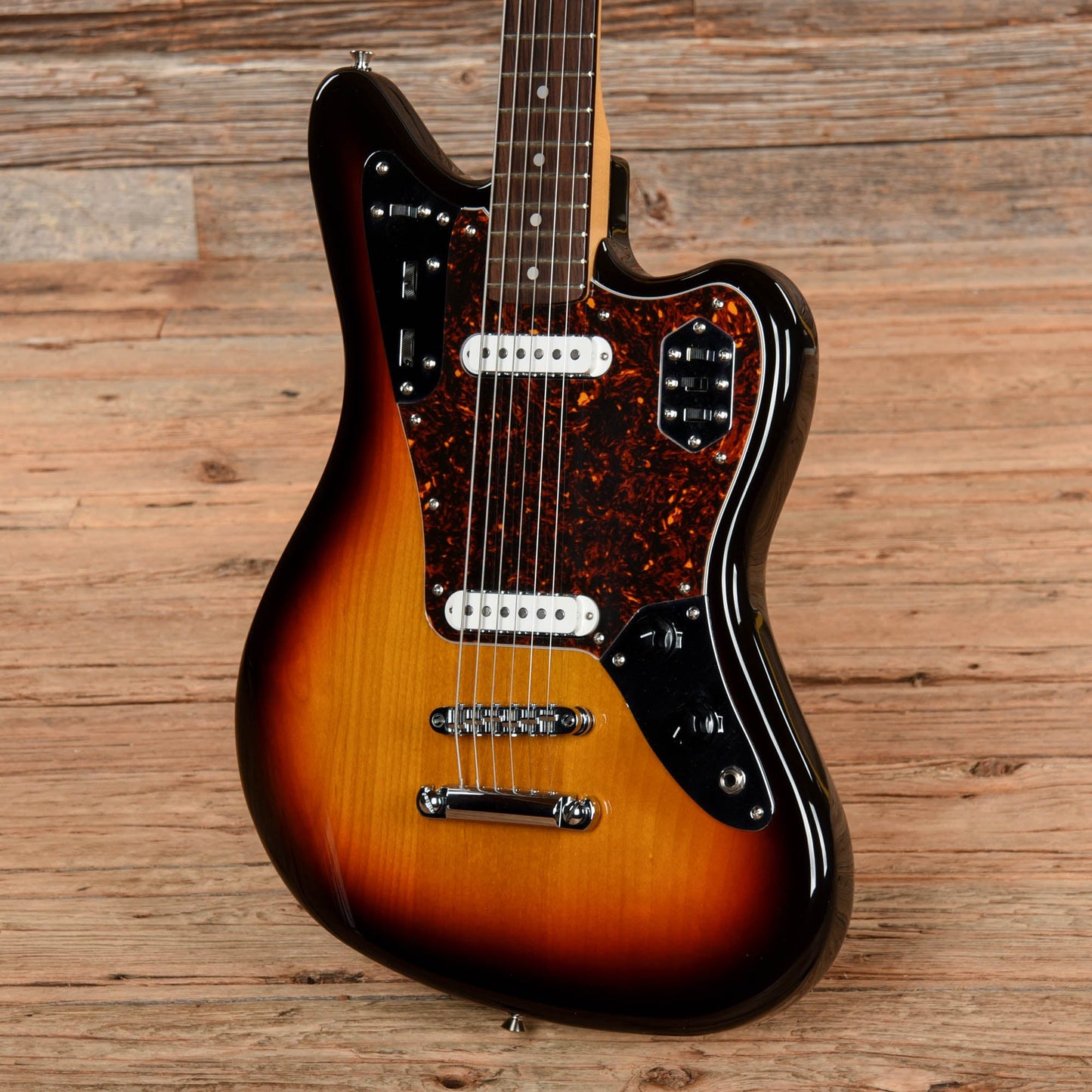 Fender JGB Jaguar Bottom Master Baritone MIJ 2004 3-Tone Sunburst - Dave Amato of REO Speedwagon