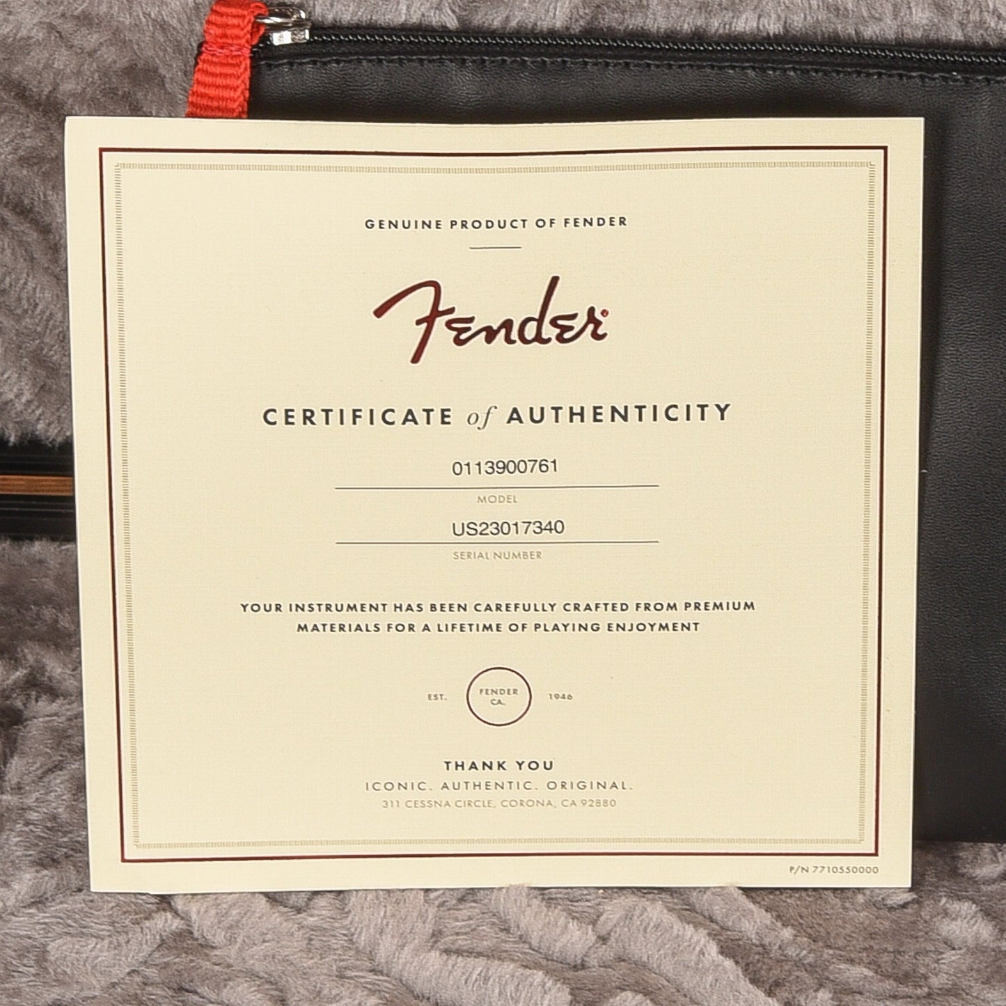 Fender American Professional II Stratocaster Dark Night 2023